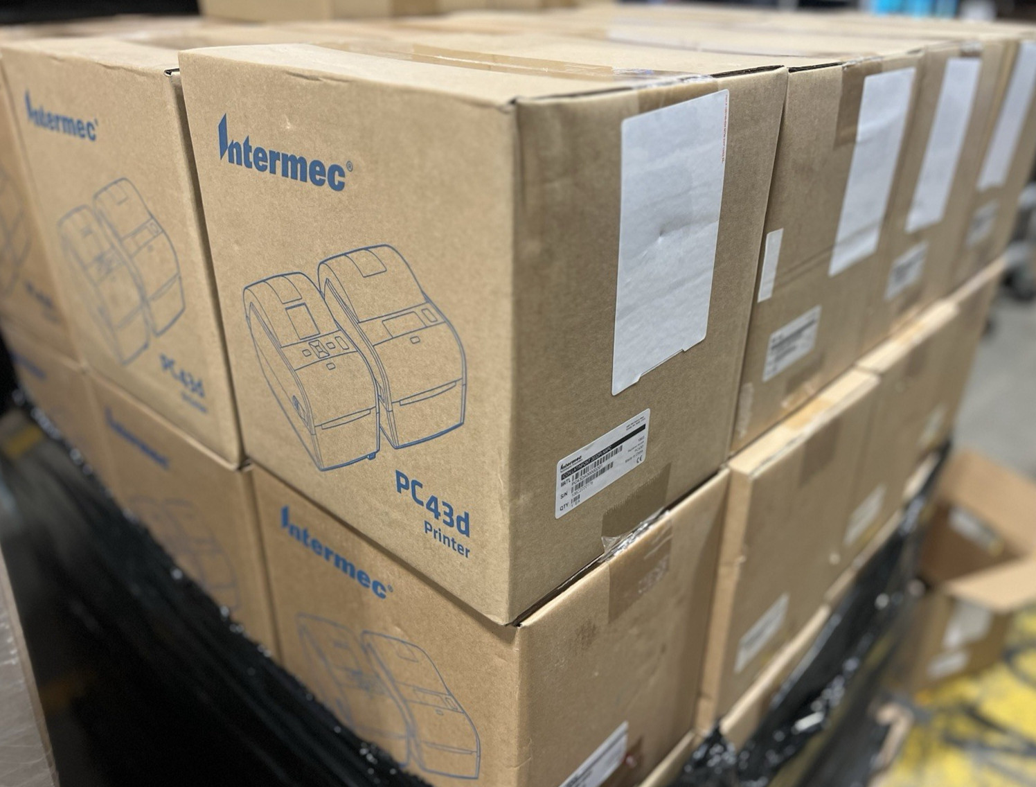 Lot of 10 Intermec PC43d Direct Thermal Printer-New