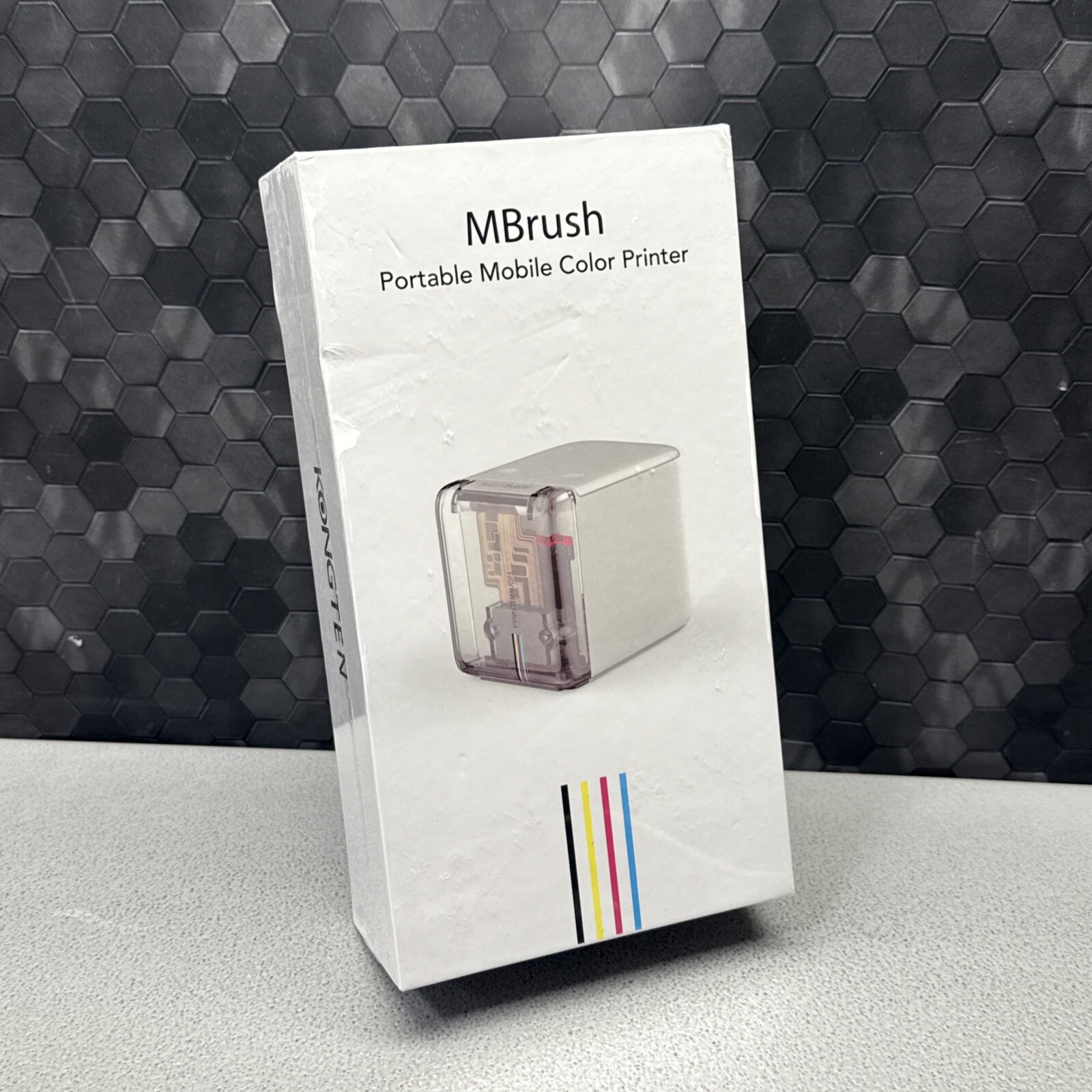 KONGTEN Mini Portable Color Printer MBrush Wireless Printing Inkjet Printer
