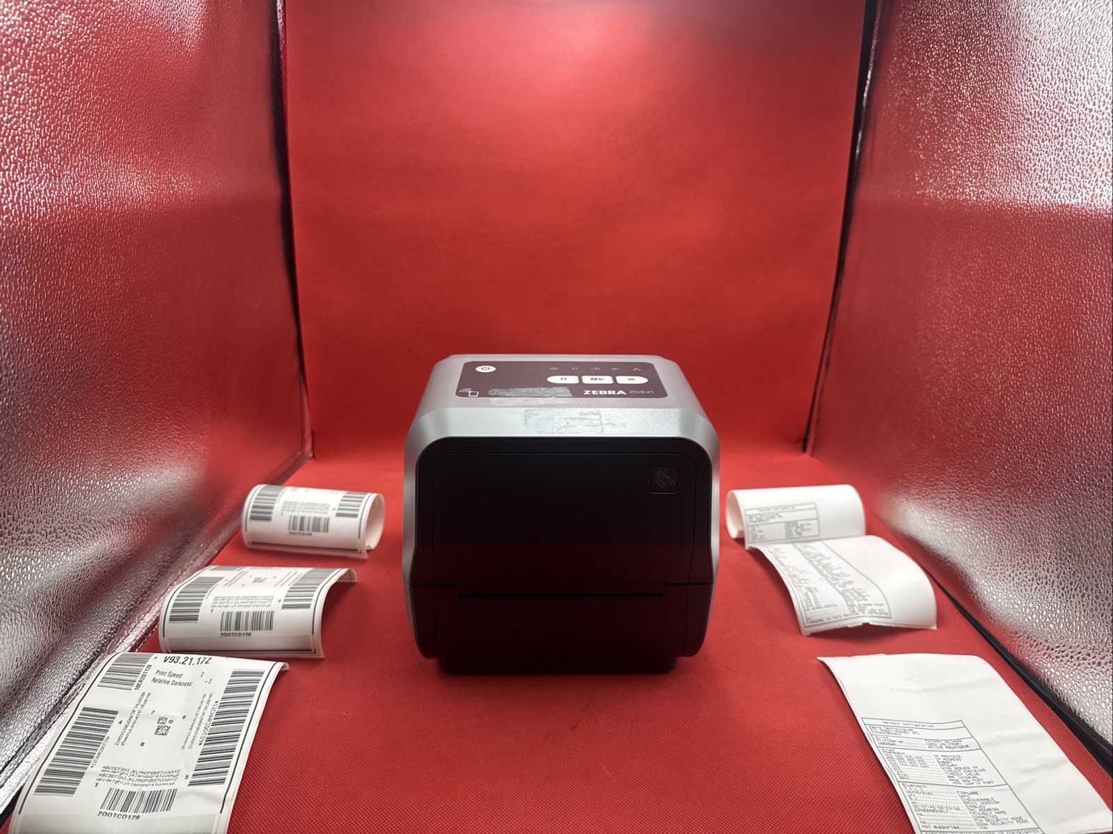 Zebra ZD621 Thermal Transfer Barcode Label Printer USB Ethernet No Adapter