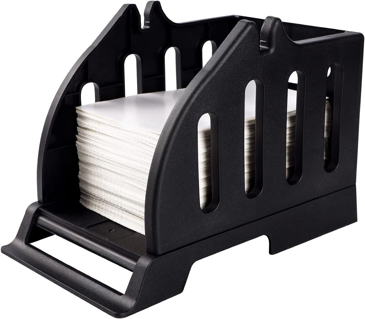 ROLLS LABEL HOLDER FAN-FOLD LABELS Thermal Label Printer 4×6 Plastic Stand NEW