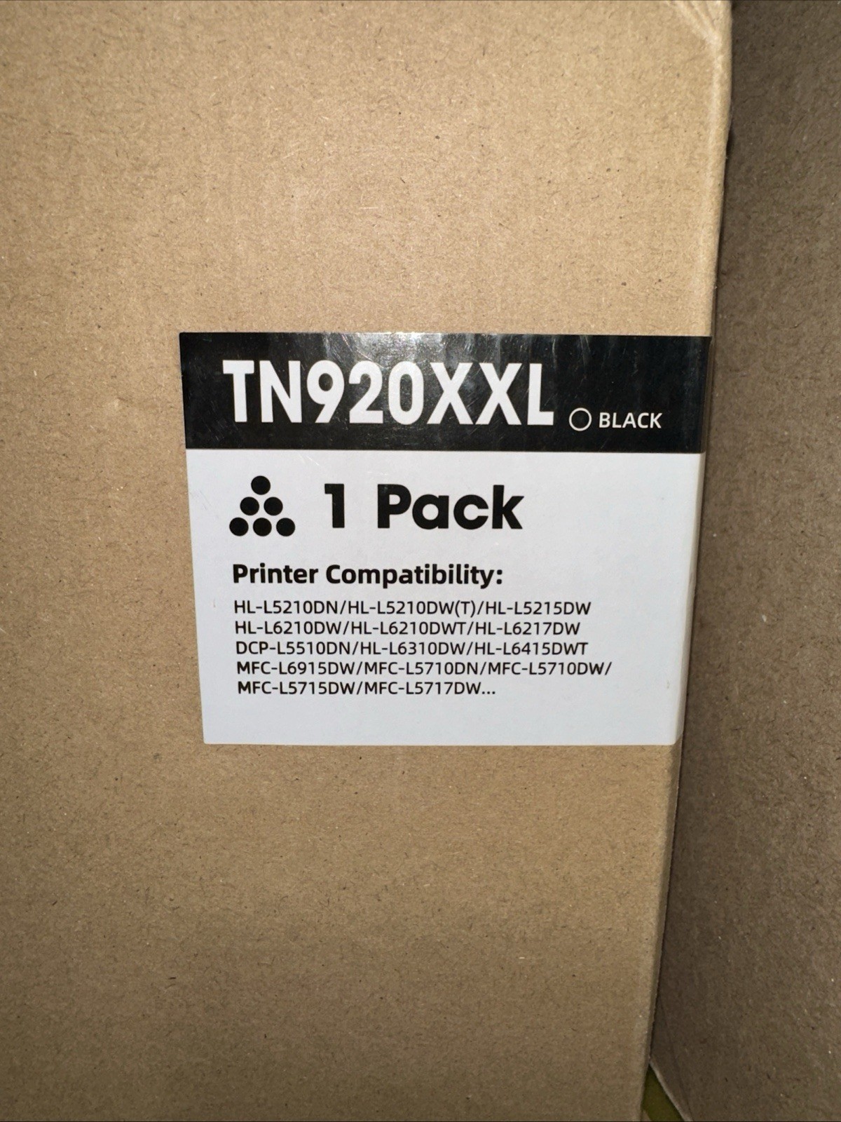 TN920XXL Black Toner Ultra High-Yield,w/Chip for MFC-L6810DW L5710DW (1-PK)