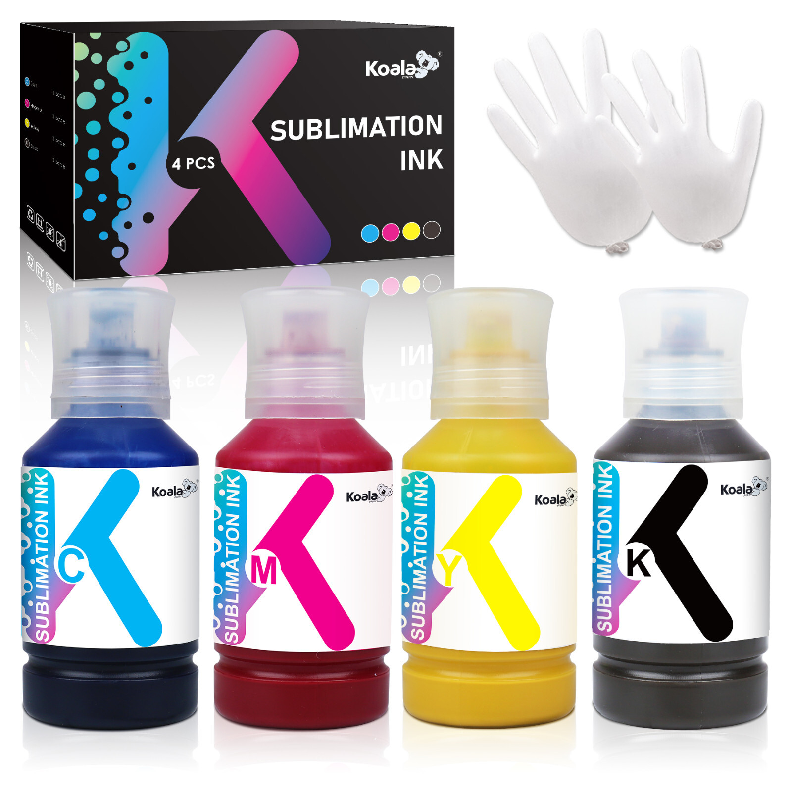 Koala Sublimation Paper and Ink Bundle with Sublimation Printer Head Cleaner Kit