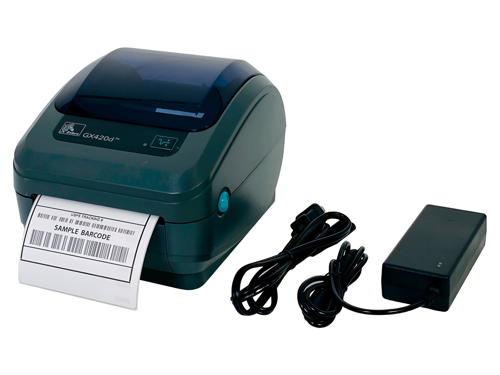 Zebra GK420d Direct Thermal Barcode Label Printer USB Serial Ethernet TESTED