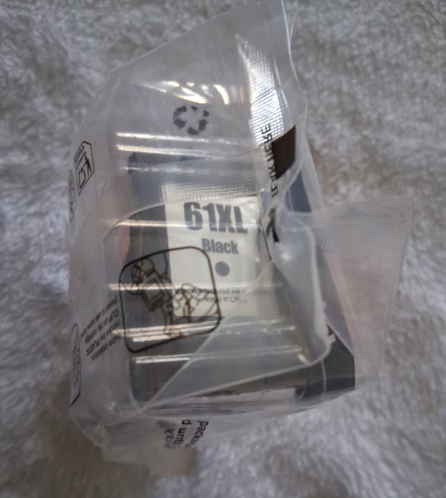 Generic HP 61XL Black Ink Cartridge Replacement Sealed No Box NEW