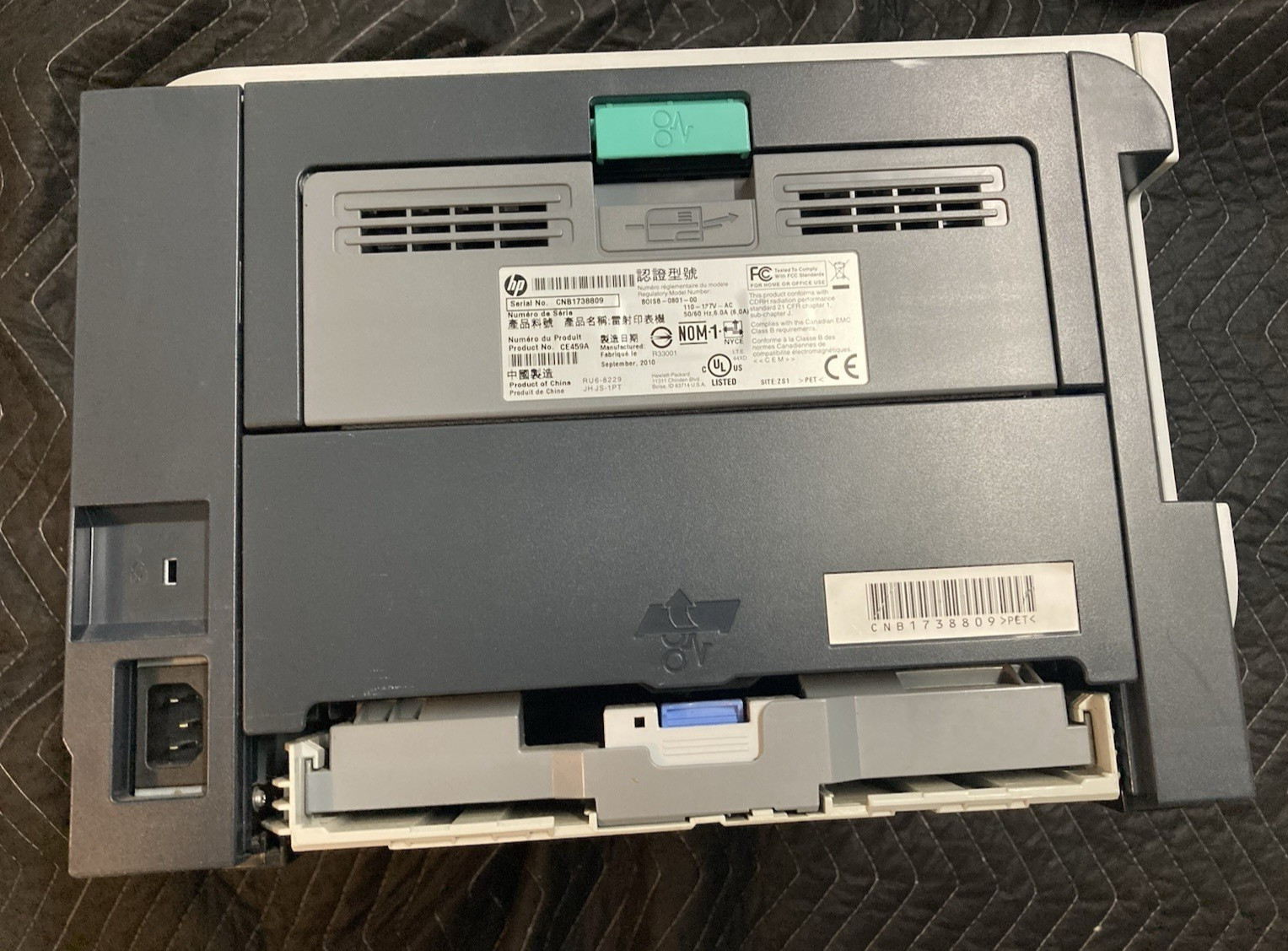 HP Laserjet P2055DN Printer(DOESN’T WORK)