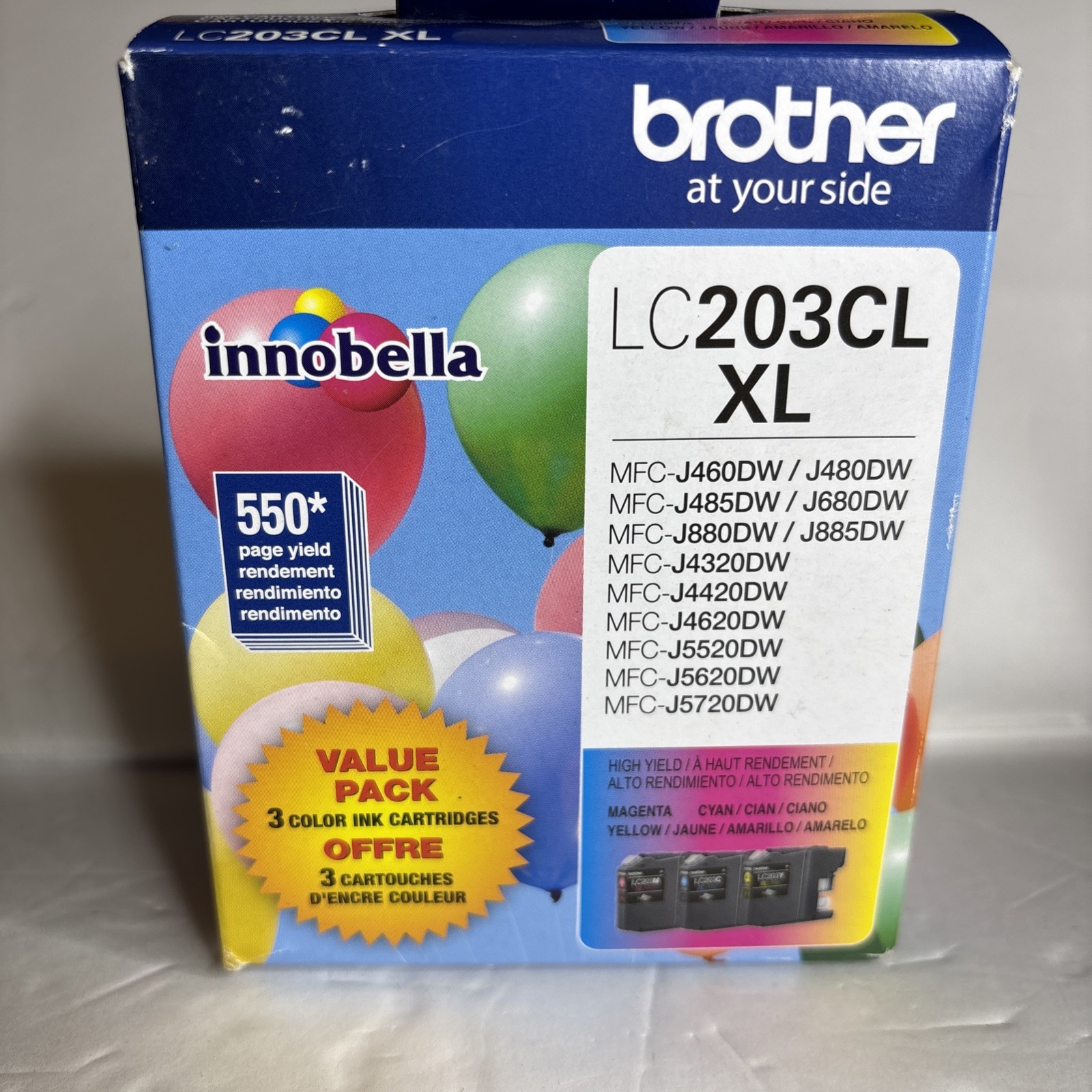 Brother LC203CL XL Ink Cartridge (Magenta/Cyan/Yellow) Listing 2 Of 2