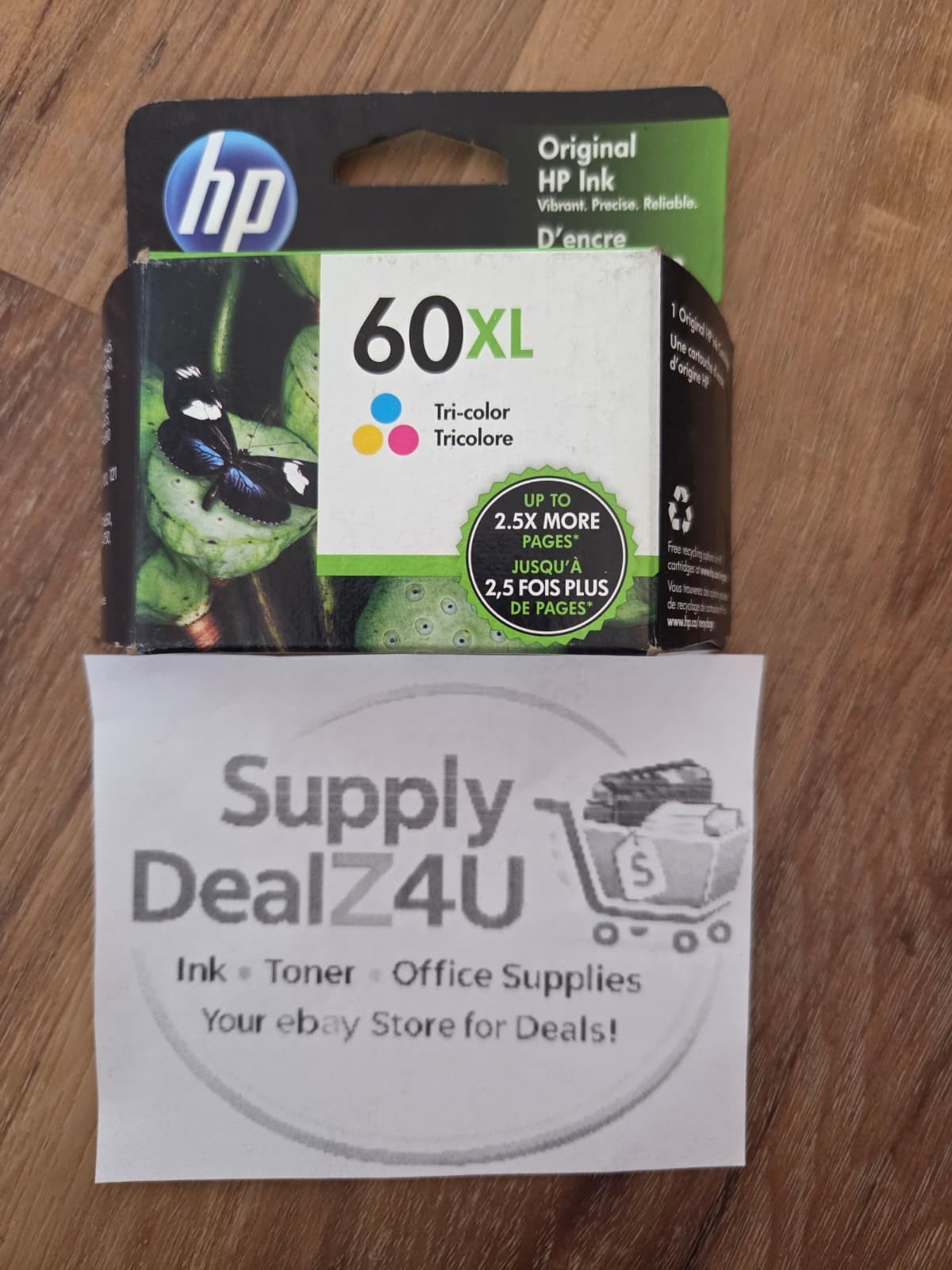 Genuine HP 60XL Tri-Color Ink CC644WN For DeskJet F4280 F4480 D2560 OEM NEW