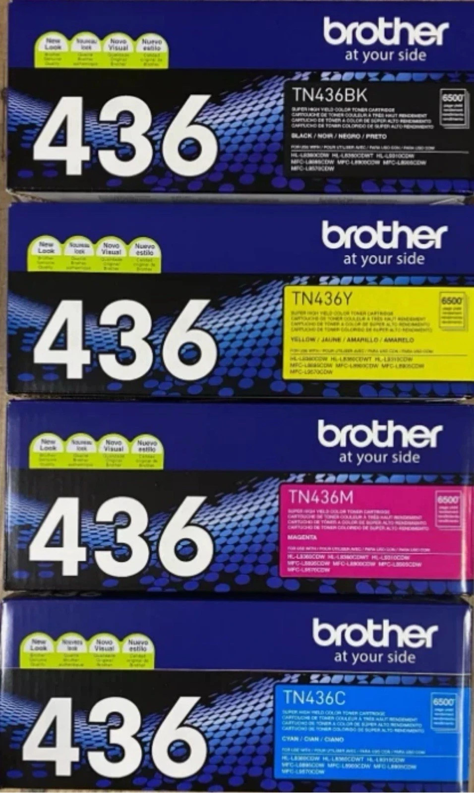 Brother TN-436 Super High Yield Toner Cartridge Set