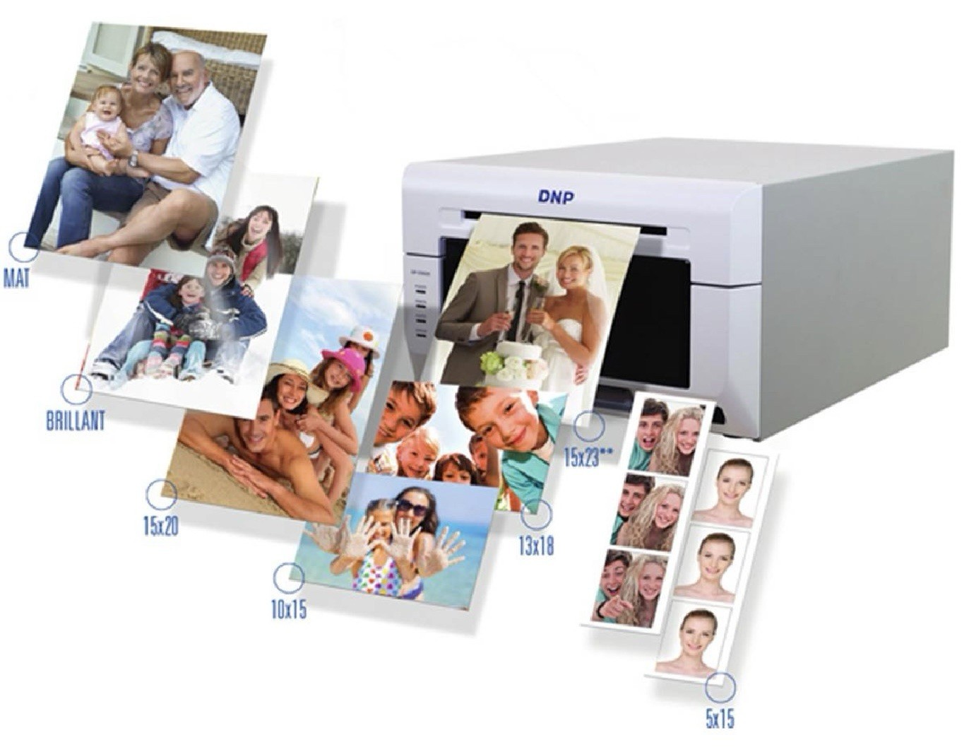 DNP ds620a Printer. 4×6, 5×7, 6×8, 2×6. 300dpi, High Quality Printer. Works Well