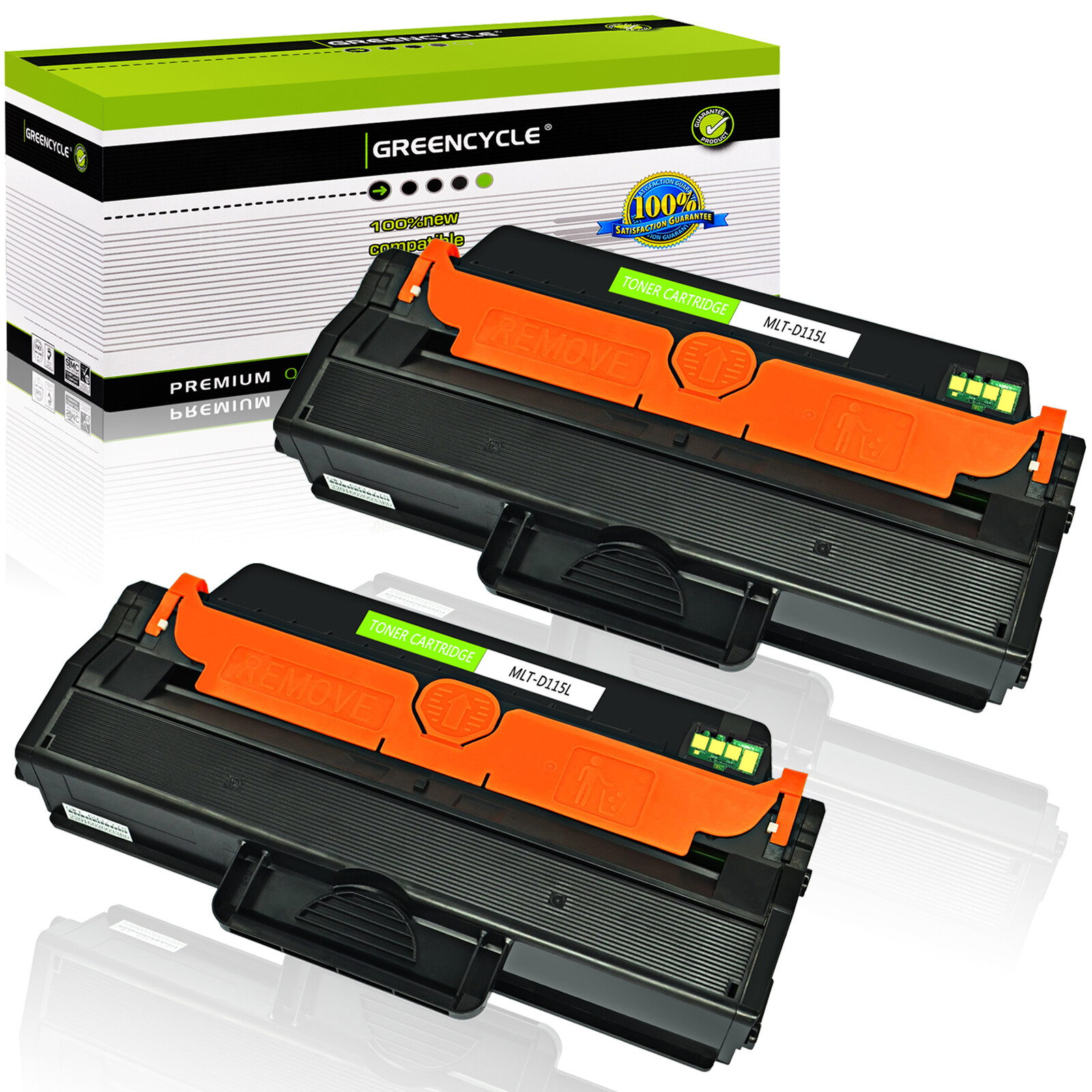 2 PK MLT-D115L MLTD115L Generic Toner for Samsung M2620D M2620ND M2670N M2670FN