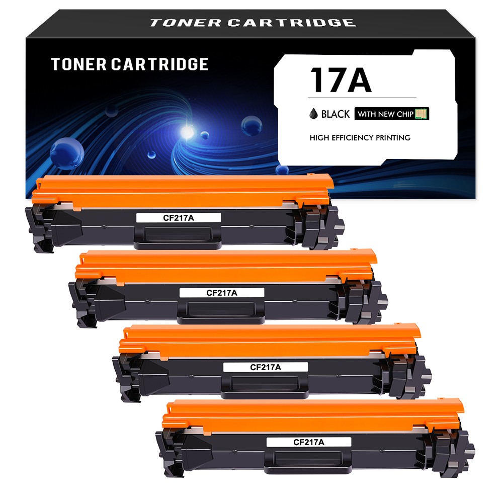 4PK CF217A 17A Toner for HP LaserJet Pro M102a M130fn M130fw M130nw With Chip