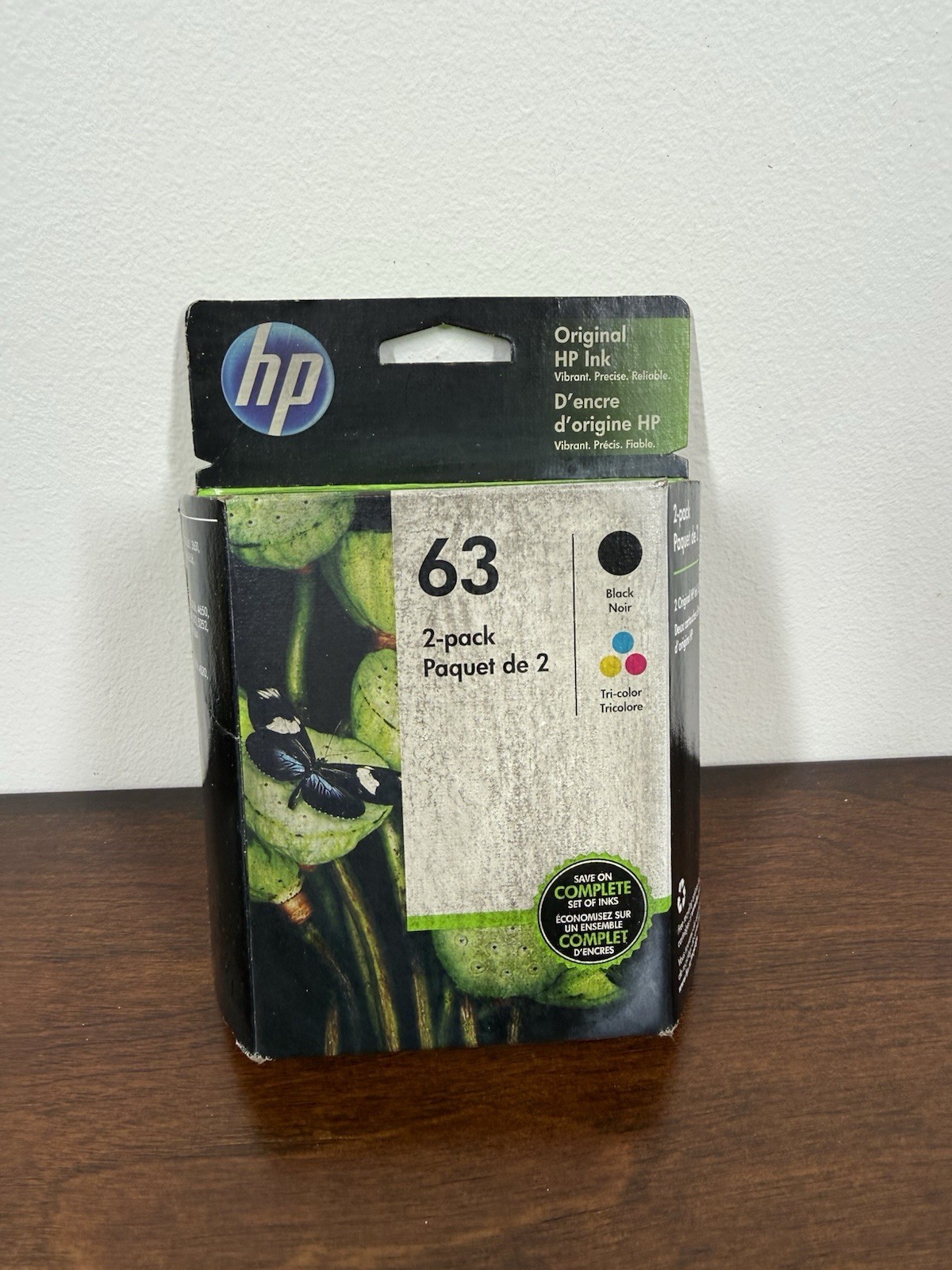 Genuine HP 63 Black & Tri-Color Ink Cartridge 2 Pack NEW *Exp May 2022!!