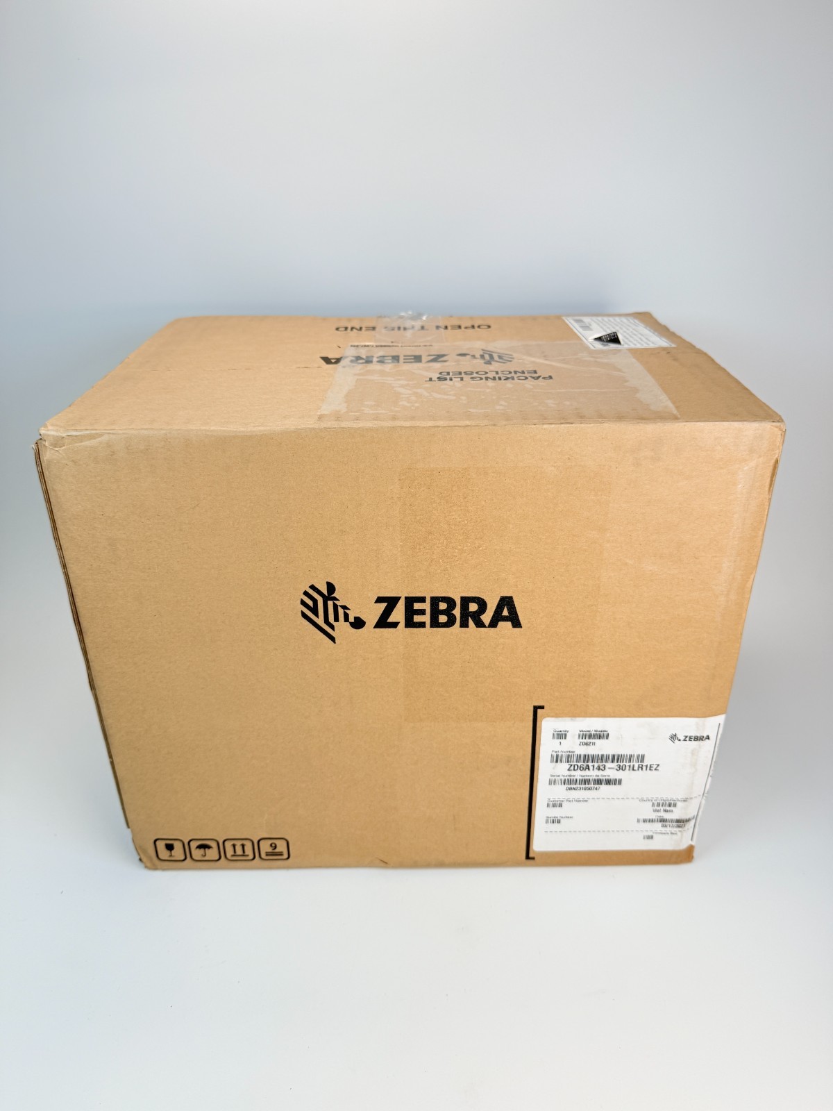 Zebra ZD621R Label Printer Wireless Bluetooth RFID USB Thermal ZD6A143-301LR1EZ