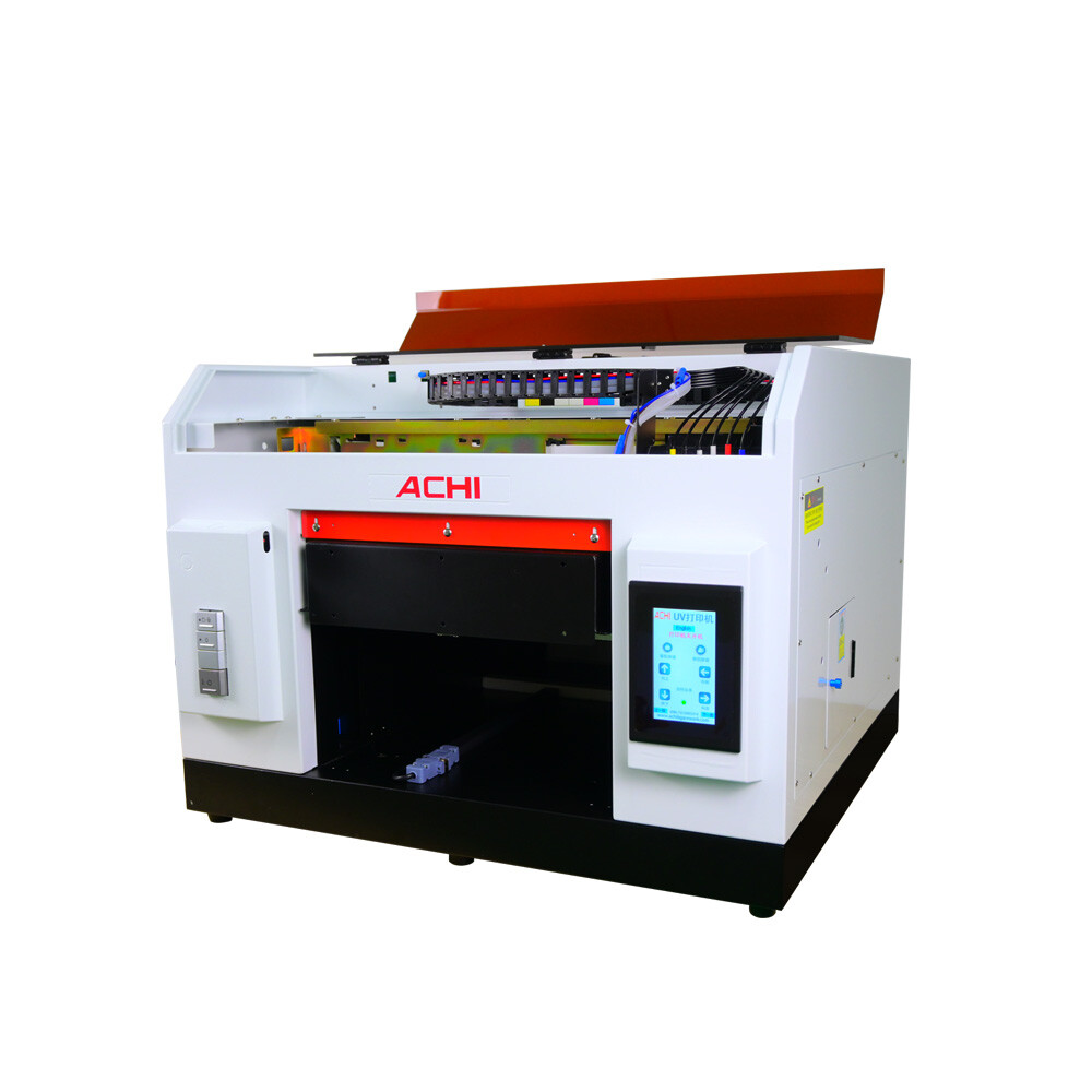 A3 UV Printer Epson 1390 PrintHead Cylindrical Embossed Printing 250ml CYMKW US