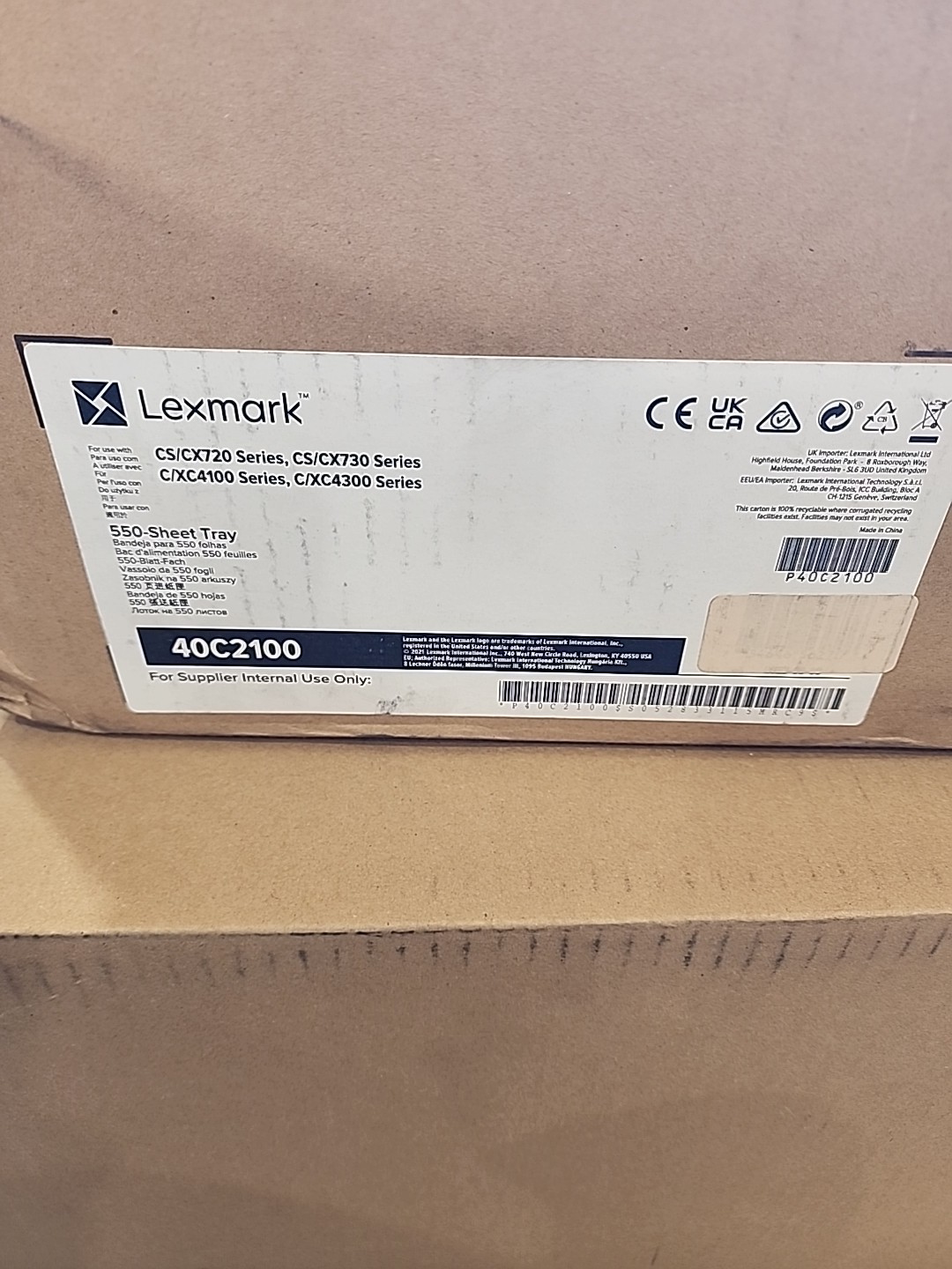 Lexmark 550-Sheet Tray 40C2100