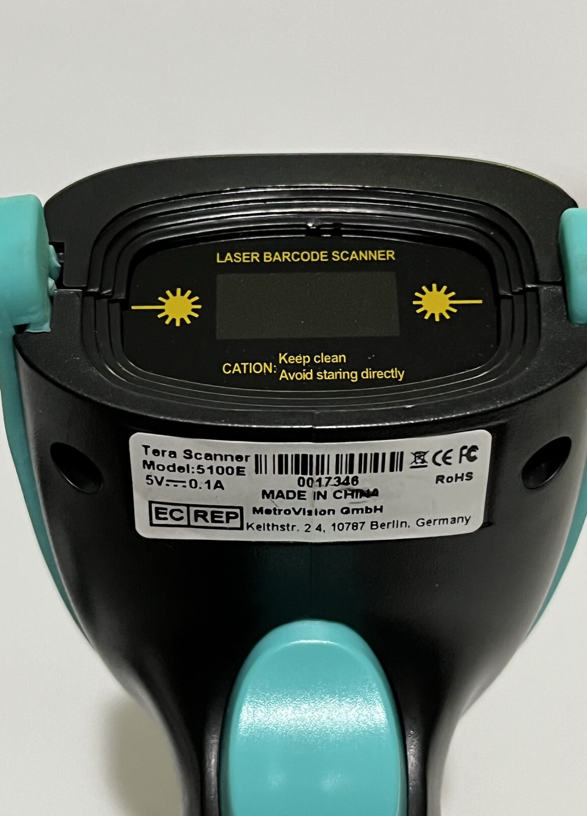 Tera Wireless/Wired Barcode Scanner Level Indicator Read*