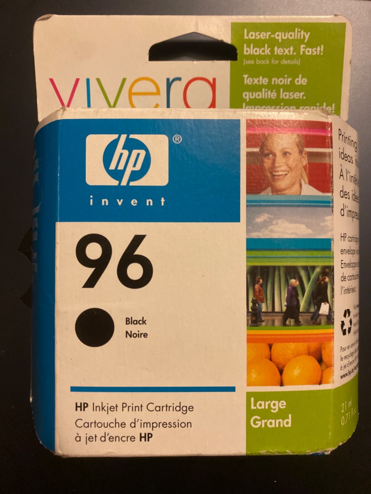 HP C8767WC Vivera 96 Black Ink Replacement Cartridge Sealed