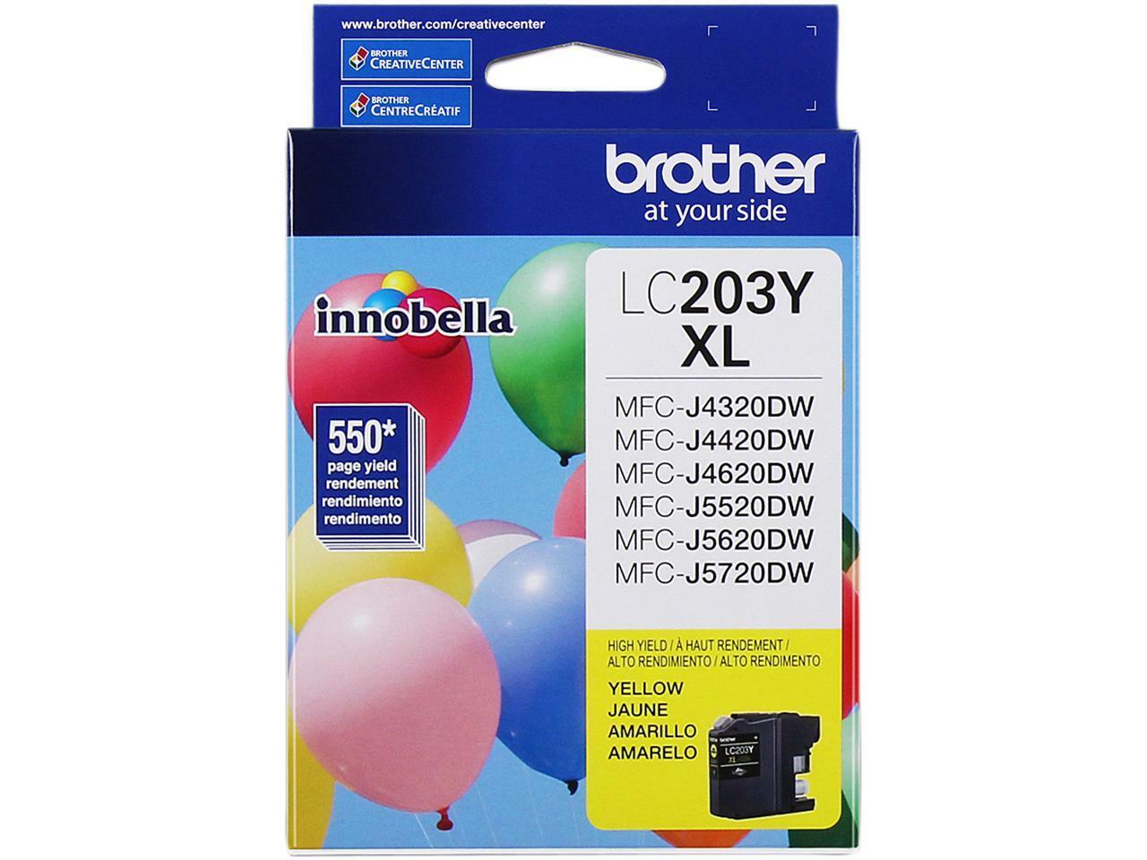 Brother LC203Y High Yield Innobella Ink Cartridge – Yellow