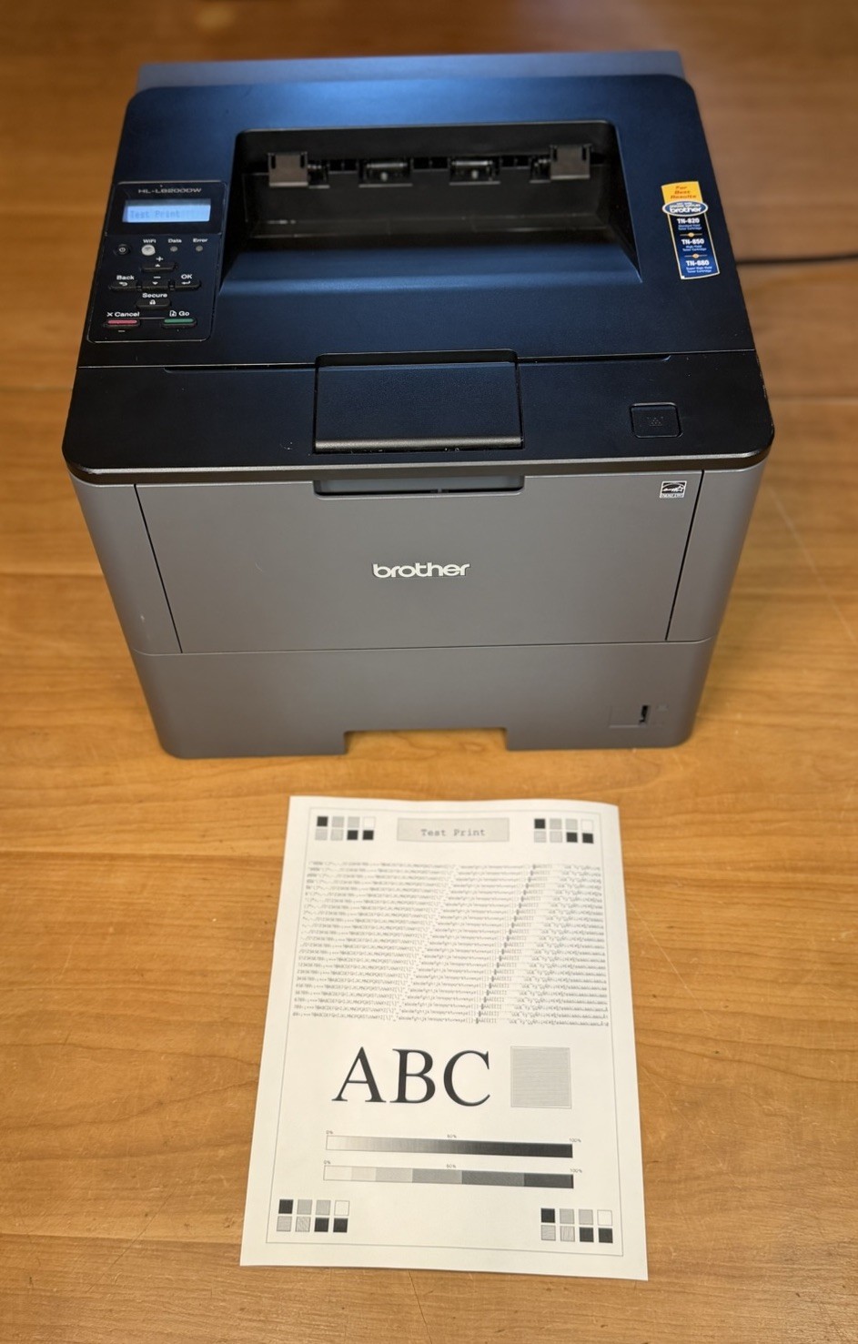 Brother HL-L6200DW Wireless Mono Laser Printer Duplex 48ppm 15K Pages Tested