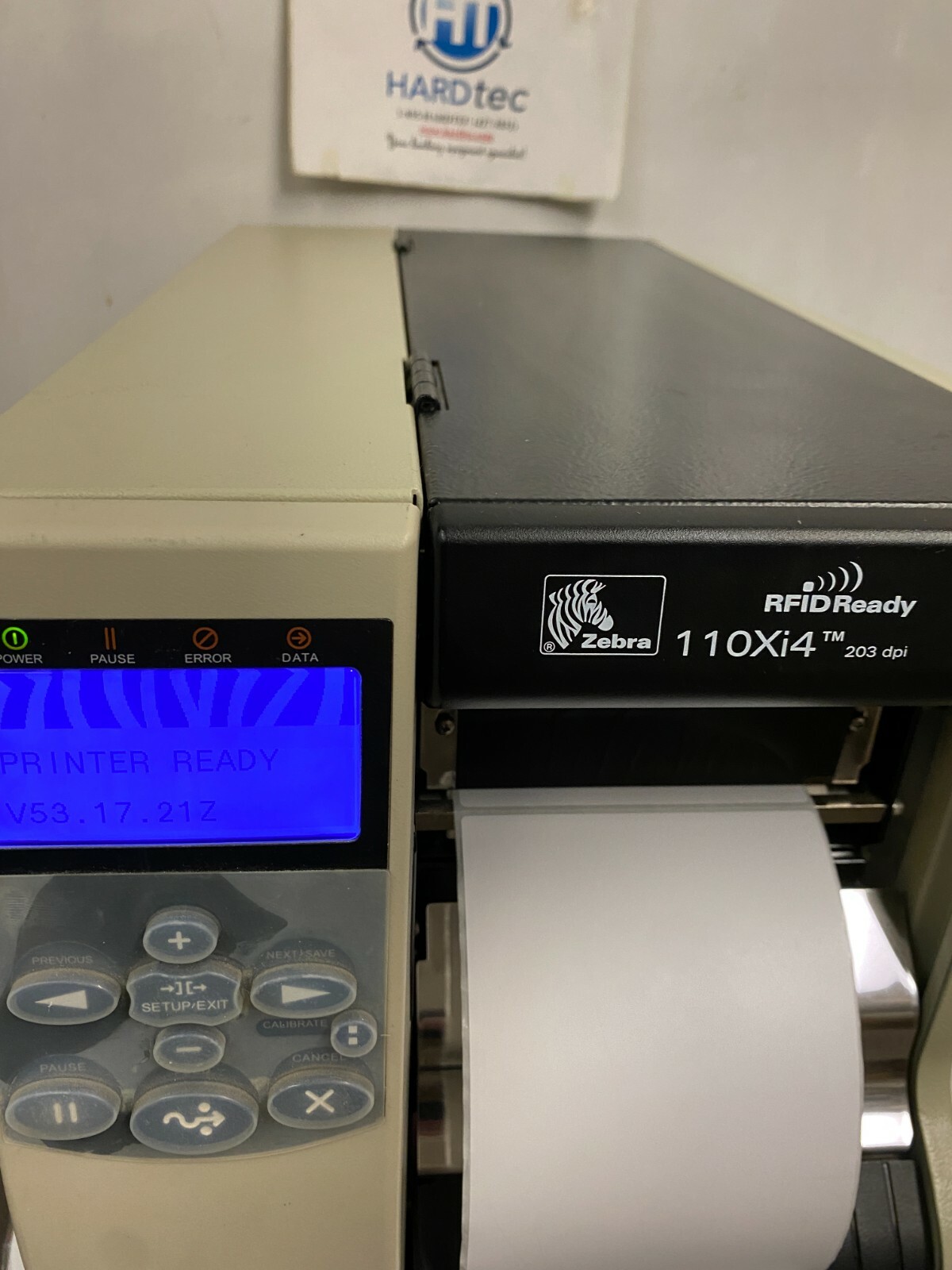 Zebra 110Xi4 RFID Ready Label printer USB 203 dpi PN: 112-801-00000