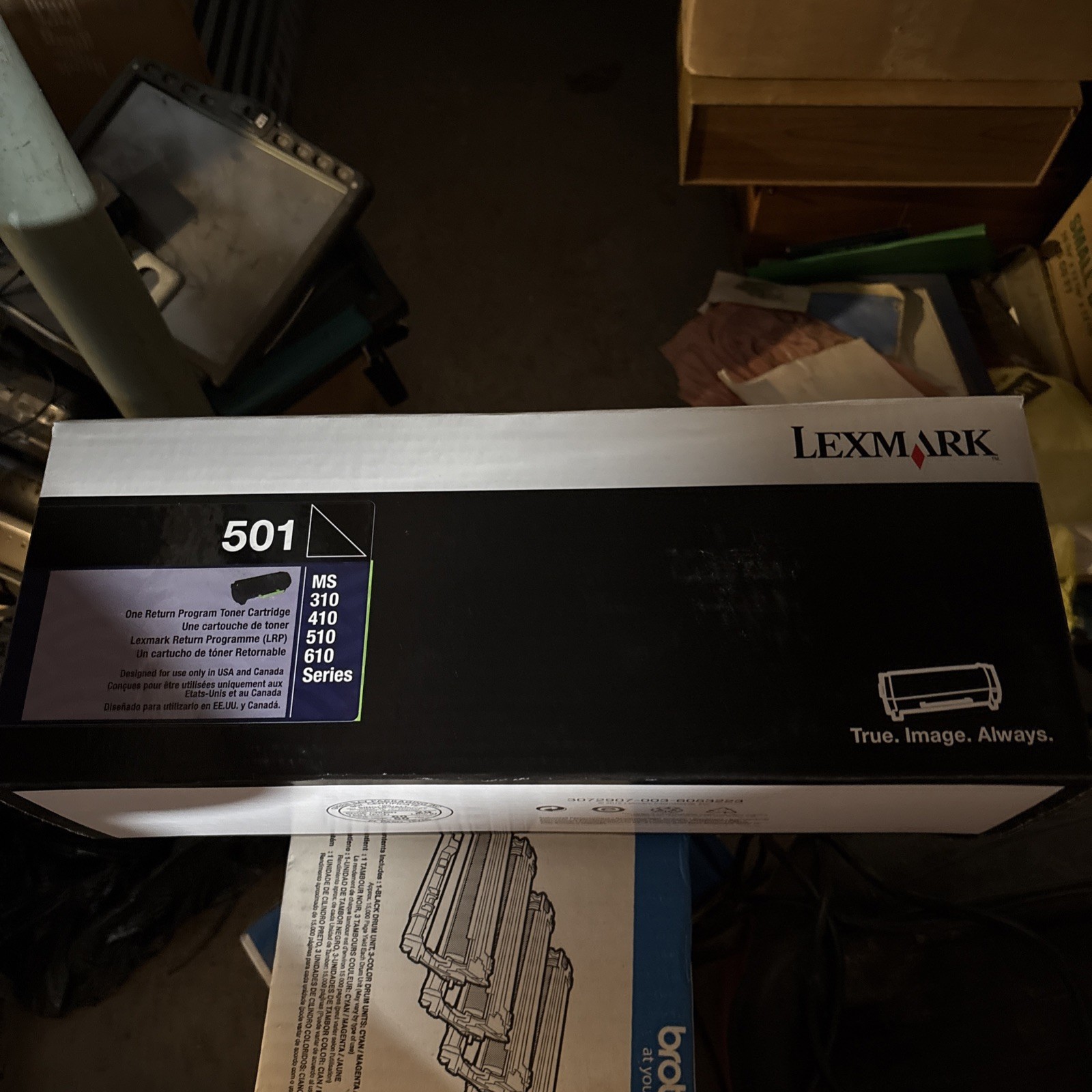 LD High Yield Toner Cartridge For Lexmark 501 Black MS310d MS410d +more