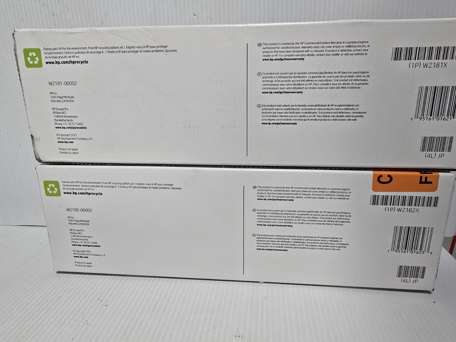 HP 218X Cyan / Magenta / Yellow High Yield Toner Cartridge – Sealed NEW