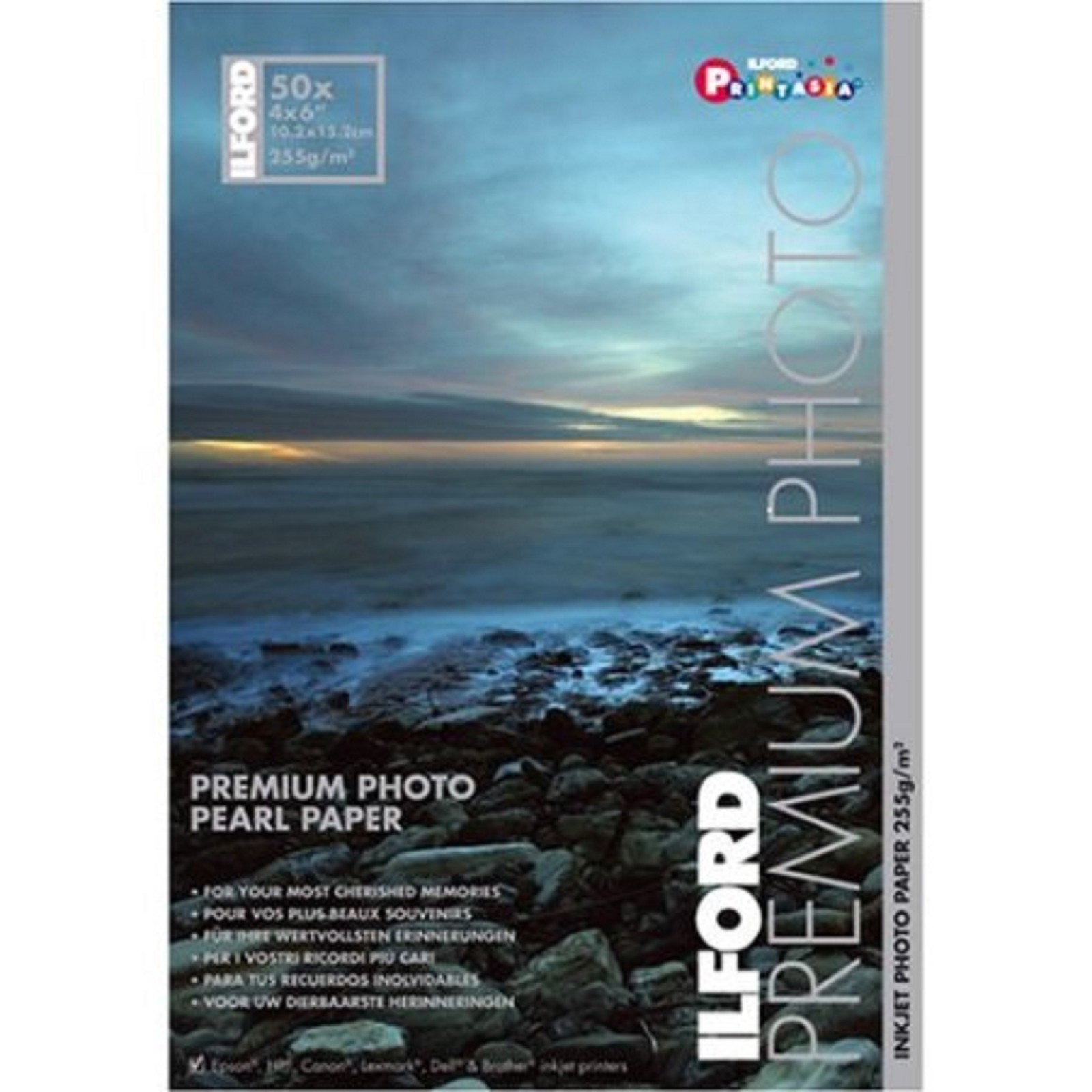 Luster Inkjet Photo Paper Ilford 4x6x200 Sheets for Epson Canon and HP