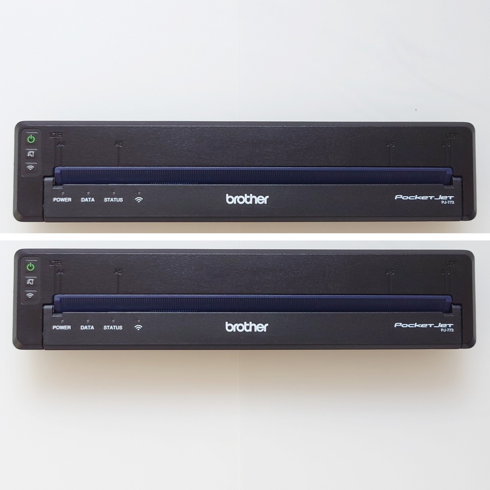Brother PocketJet PJ-773 A4 Mobile Wi-Fi Thermal Printer Operation Confirmed ×2