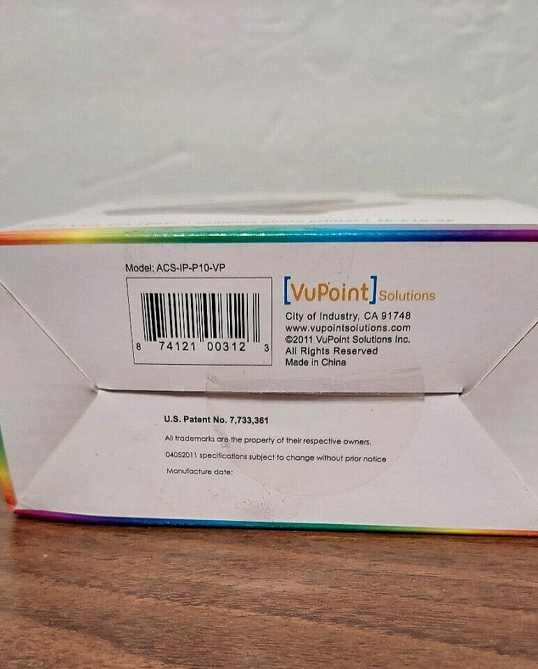 VuPoint Color Cartridge All in One Photo & Ink Cartridge Photo Cube IP-P10-VP