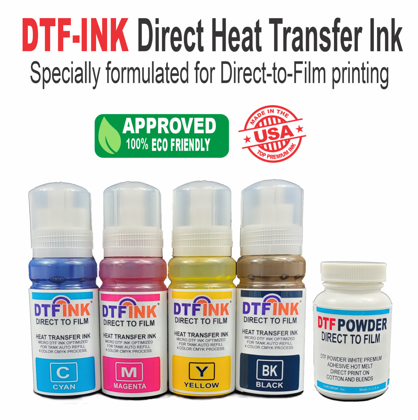 Epson Printer with Sublimation ink Heat Transfer Direct DTF T- Shirt Starter Kit