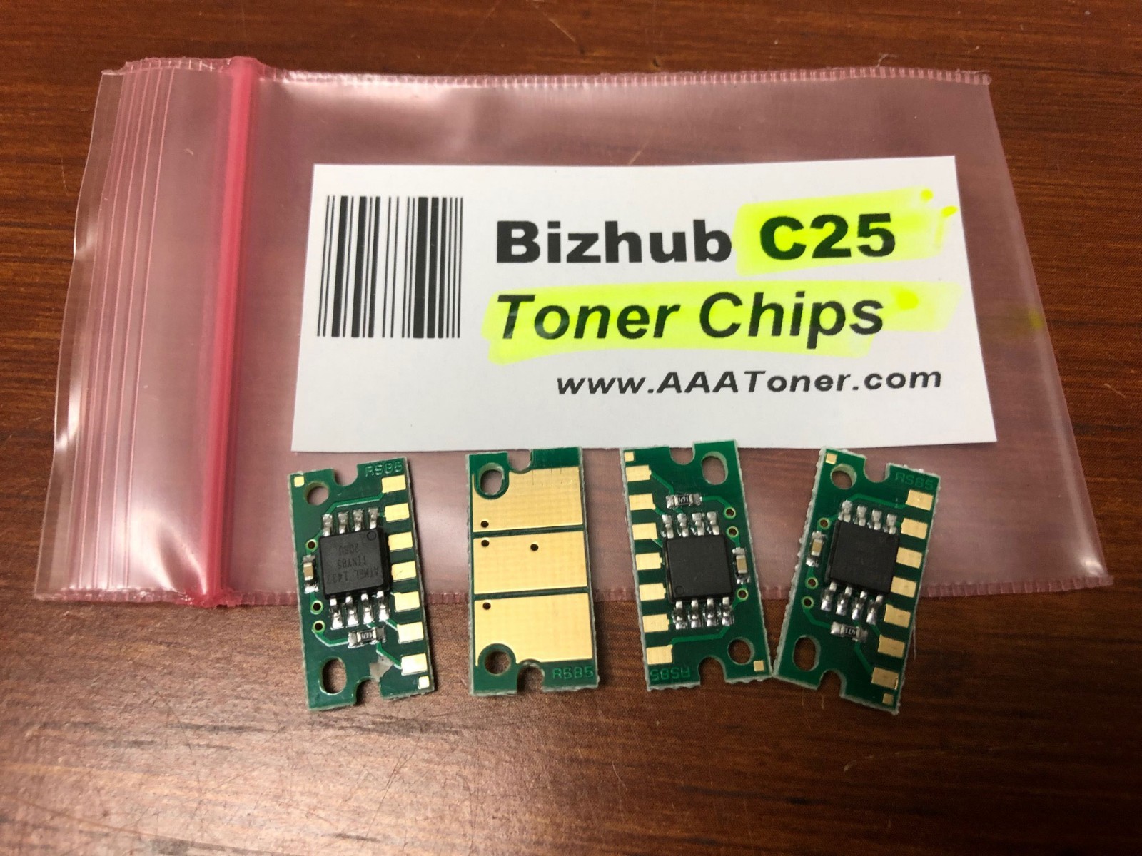 4 x Toner Reset Chip Refill for Konica Minolta Bizhub C25 (TNP27) – ONLY !!!!