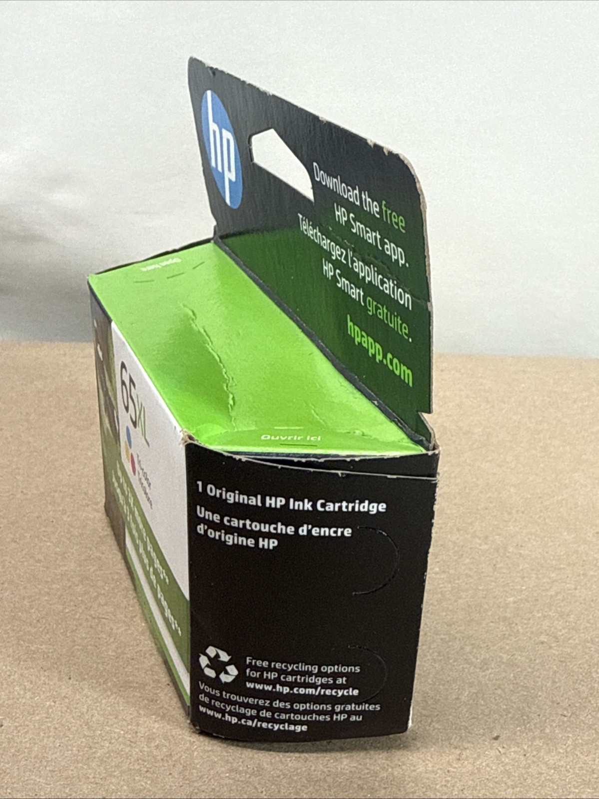 HP 65XL Tri-color Original Ink Cartridge Exp: 12/2023