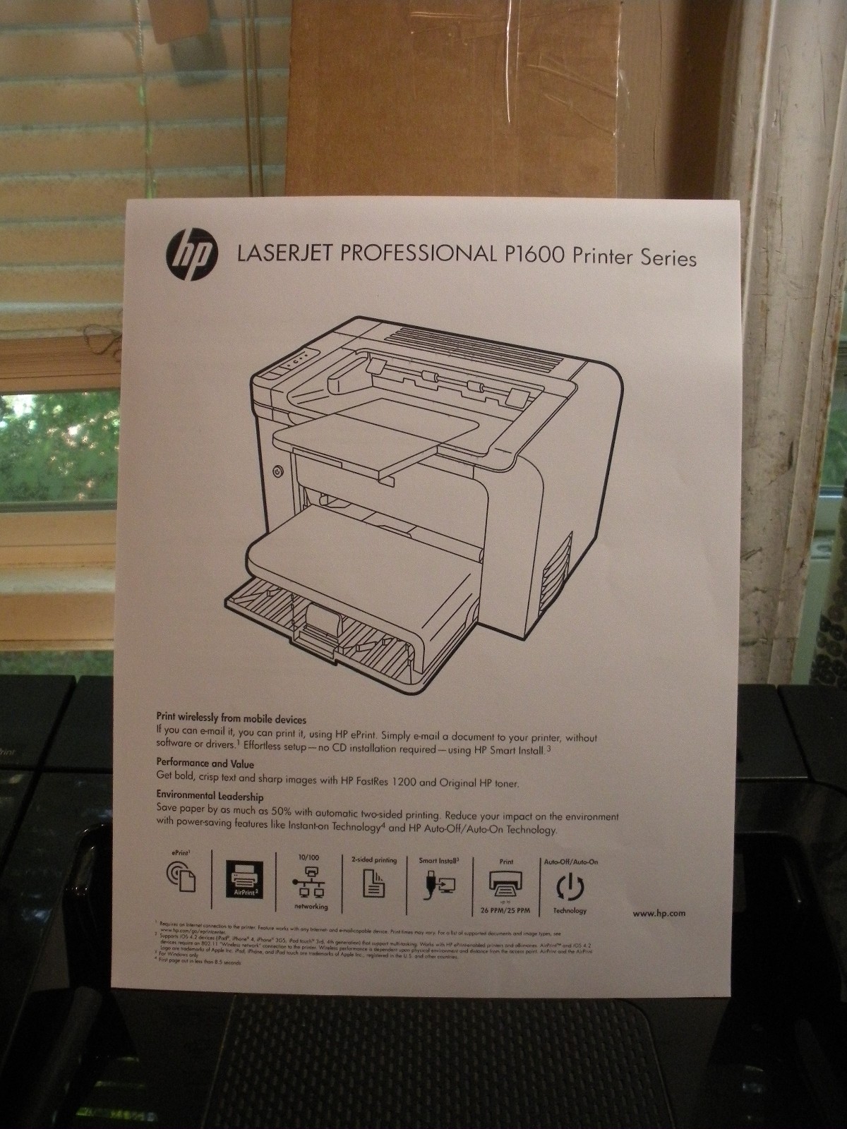 HP Laserjet Pro P1606dn Workgroup printer Pg Count 32,464
