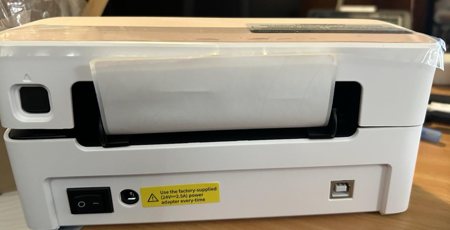 Thermal Label Printer Model PM-241-BT 6.25 x 4.25 Labels New