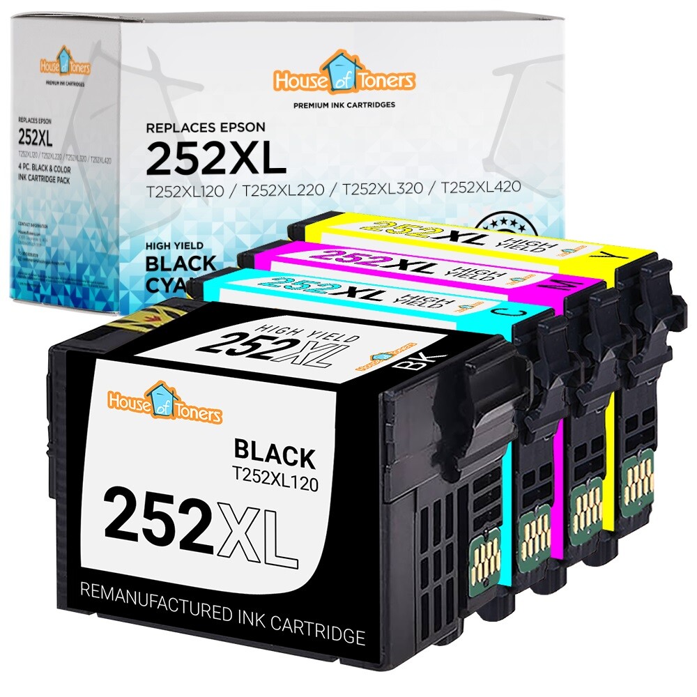 T252XL for Epson Ink Cartridges for WorkForce WF-3620 WF-3640 Lot