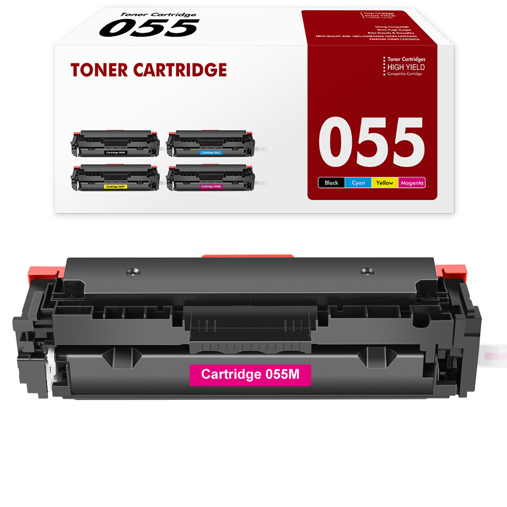 Magenta 055 Toner For Canon 055 imageCLASS MF741Cdw MF743Cdw LBP663Cdw With Chip