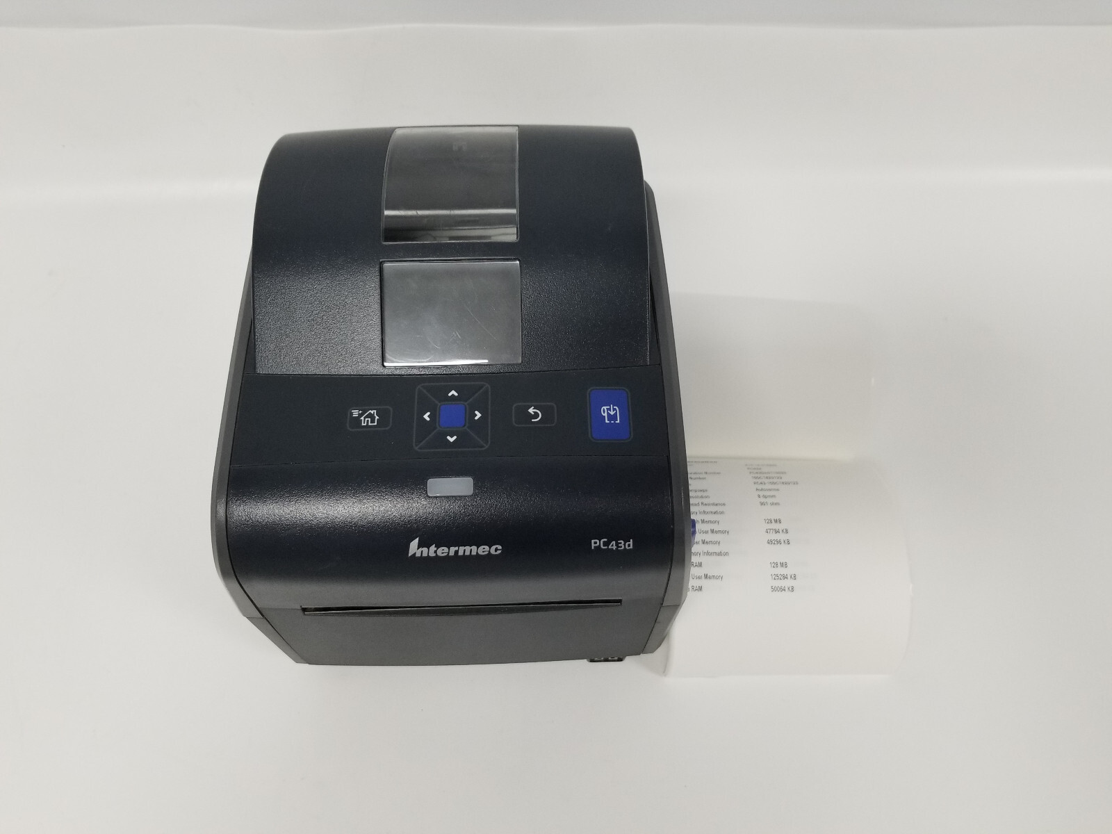 Intermec PC43d Thermal Label Printer Parts (Prints, Default Margin Misaligned)