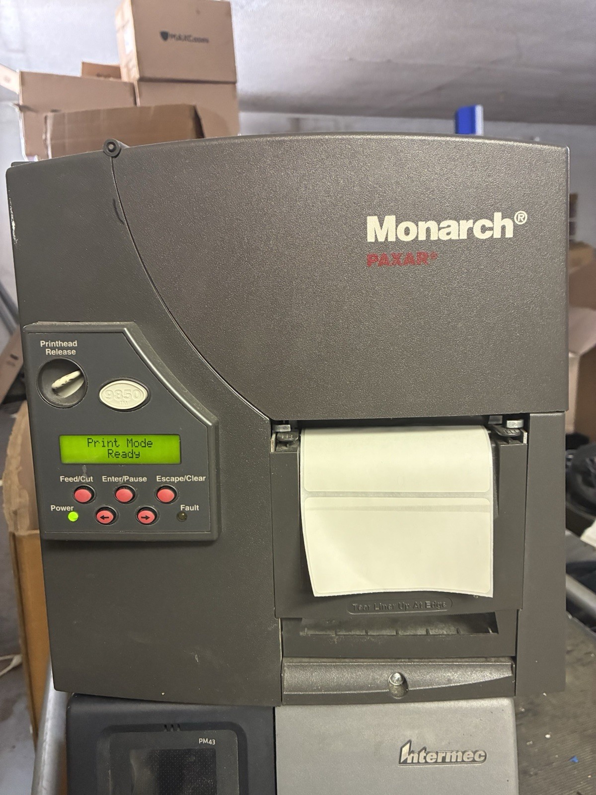 Monarch 9850 Thermal Barcode Label Printer