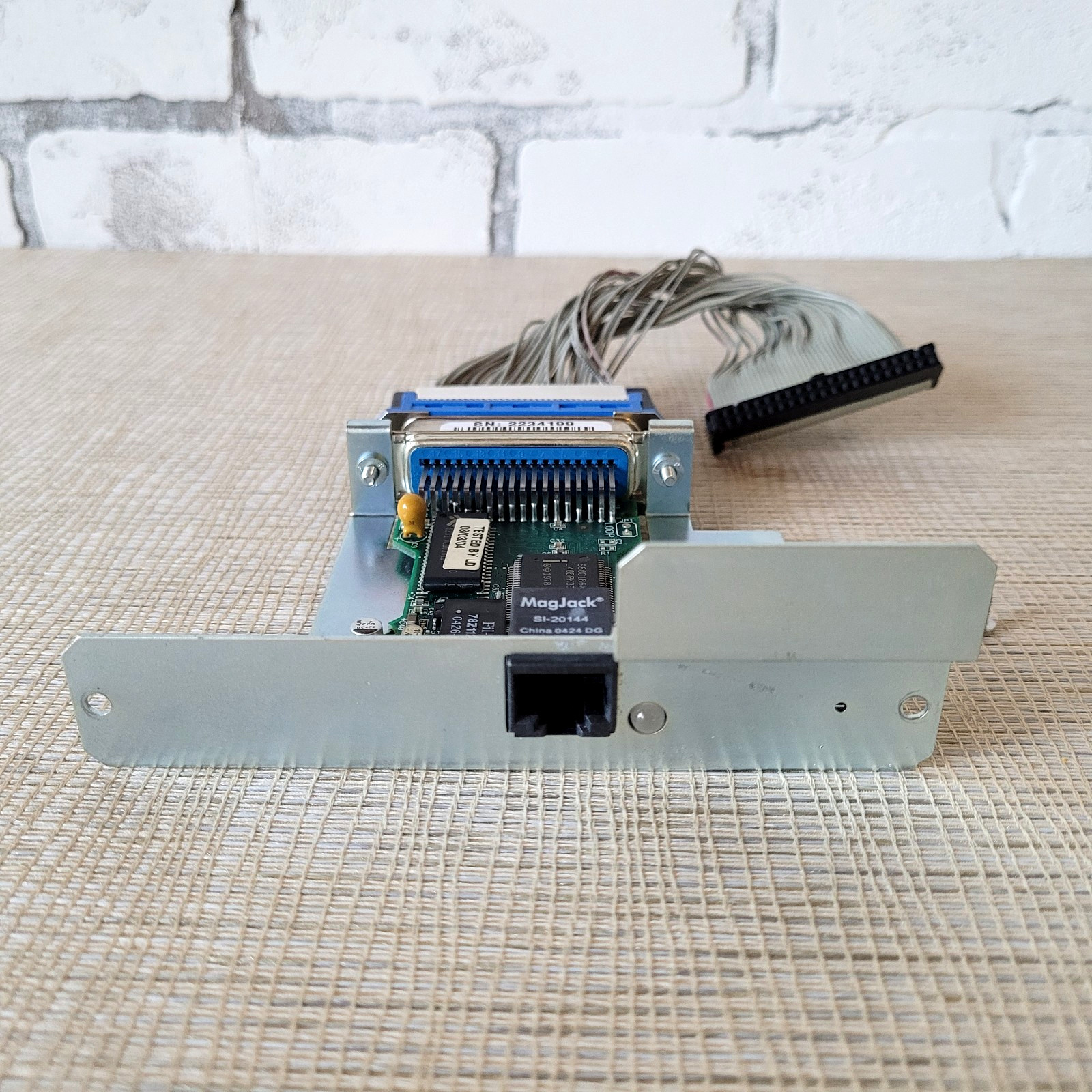 Zebra 105SL Printer Server Network Card Zebranet 34011-002 Magjack Gen 1 TESTED