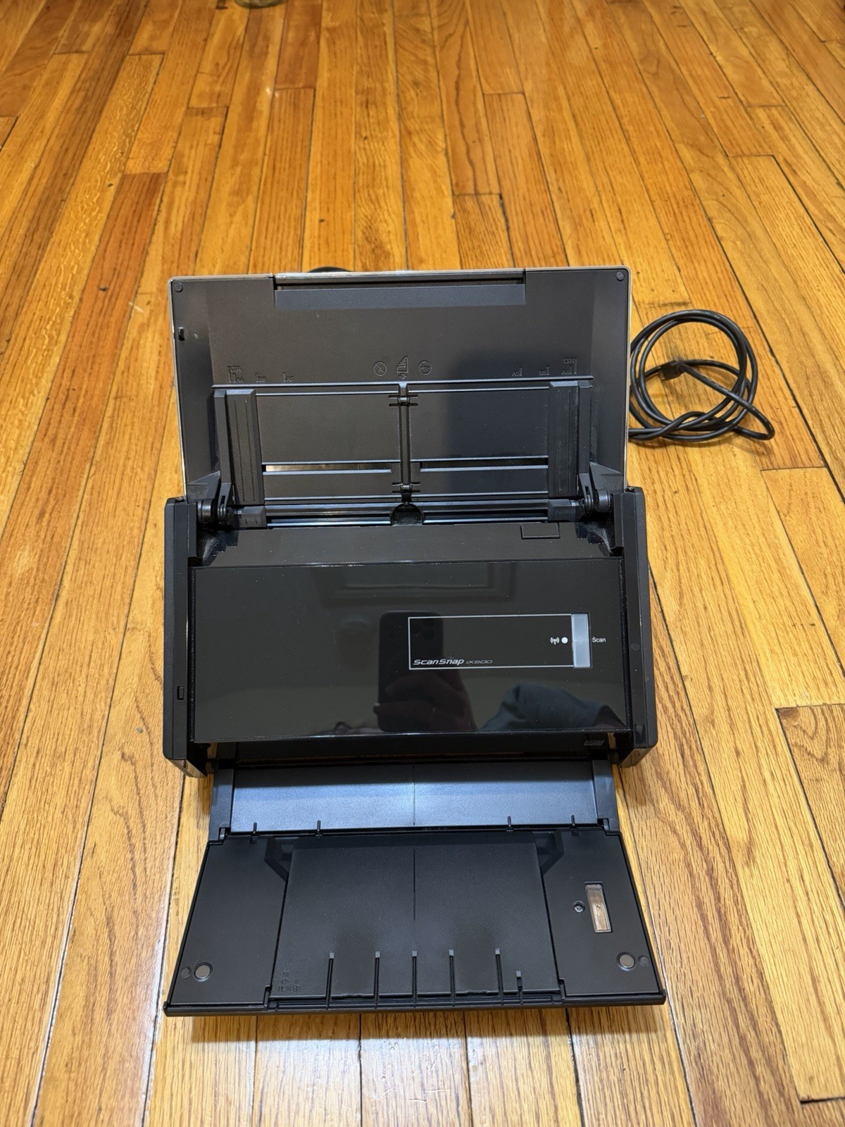Fujitsu ScanSnap ix500 Wireless Document & Image Scanner w/Pwr Supply & USB LotB