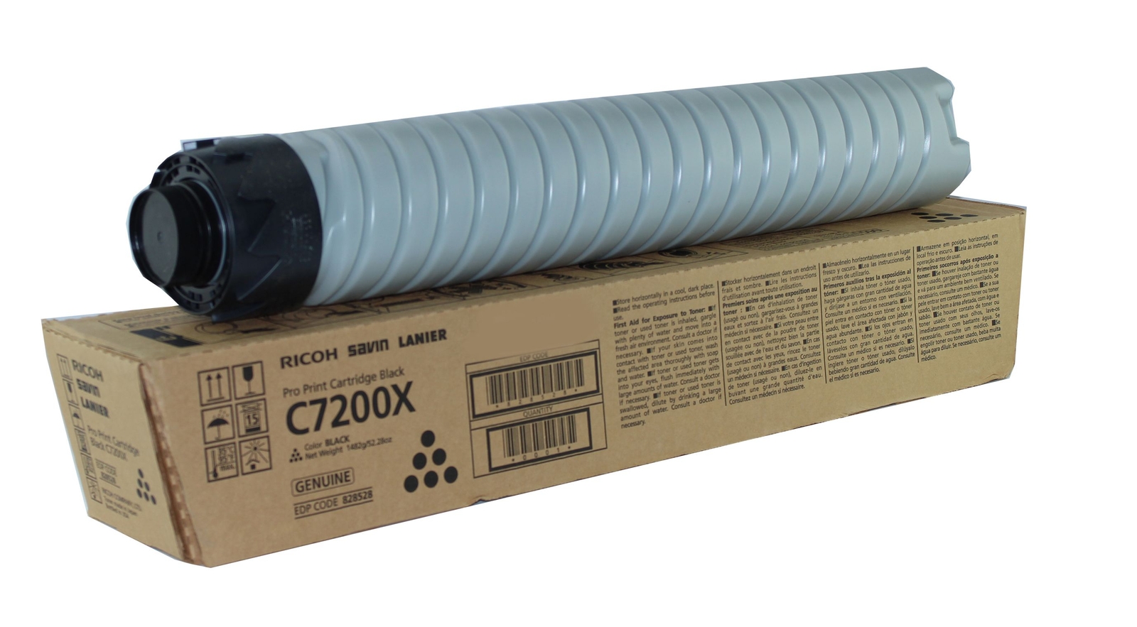 Ricoh Genuine 828528 Black Toner Cartridge , Yield 45,000 Pages