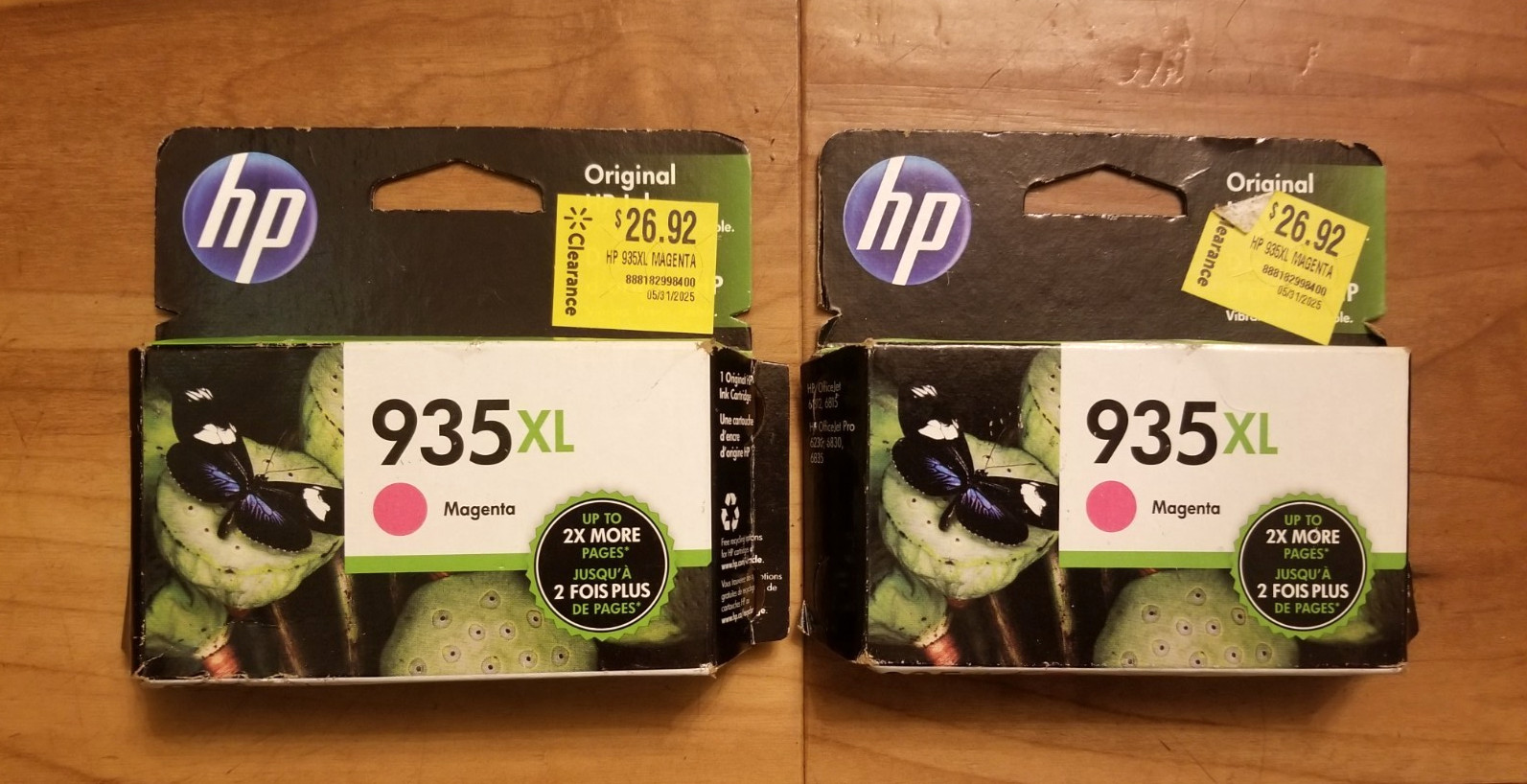 HP 935XL Ink Magenta EXP. 04/2023 *2 PACK*