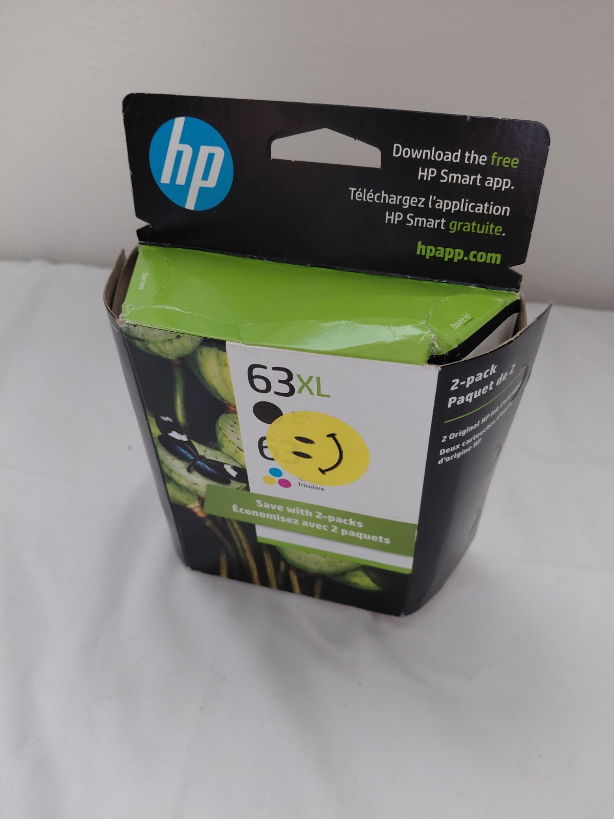 Genuine HP 63XL Black HP 63 Regular Color Ink Cartridges Combo Set EXP 2027 NIB