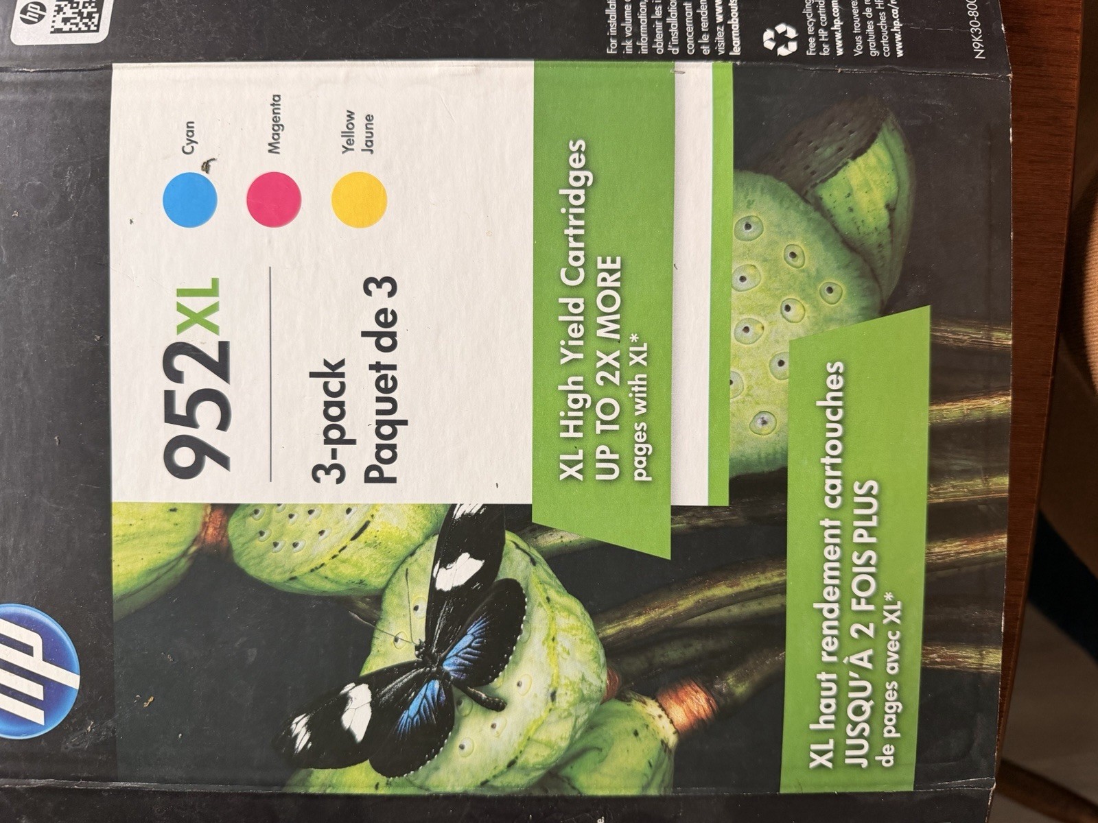 HP 952XL/952 (N9K28AN) Ink Cartridge – Combo Pack WITH 952 Black Cartridge