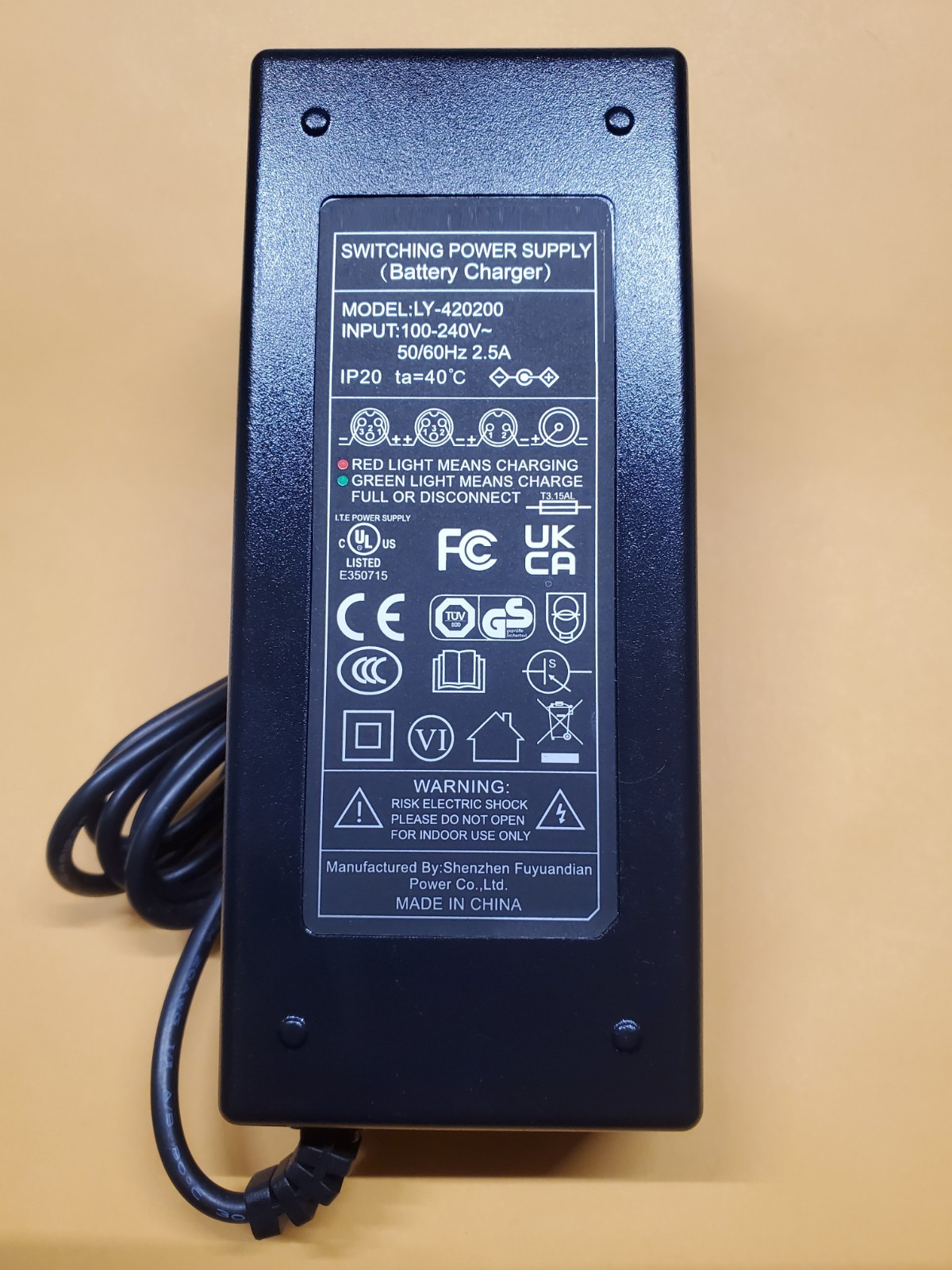 🔥power supply battery Charger for Concord 20″ folding electric bike