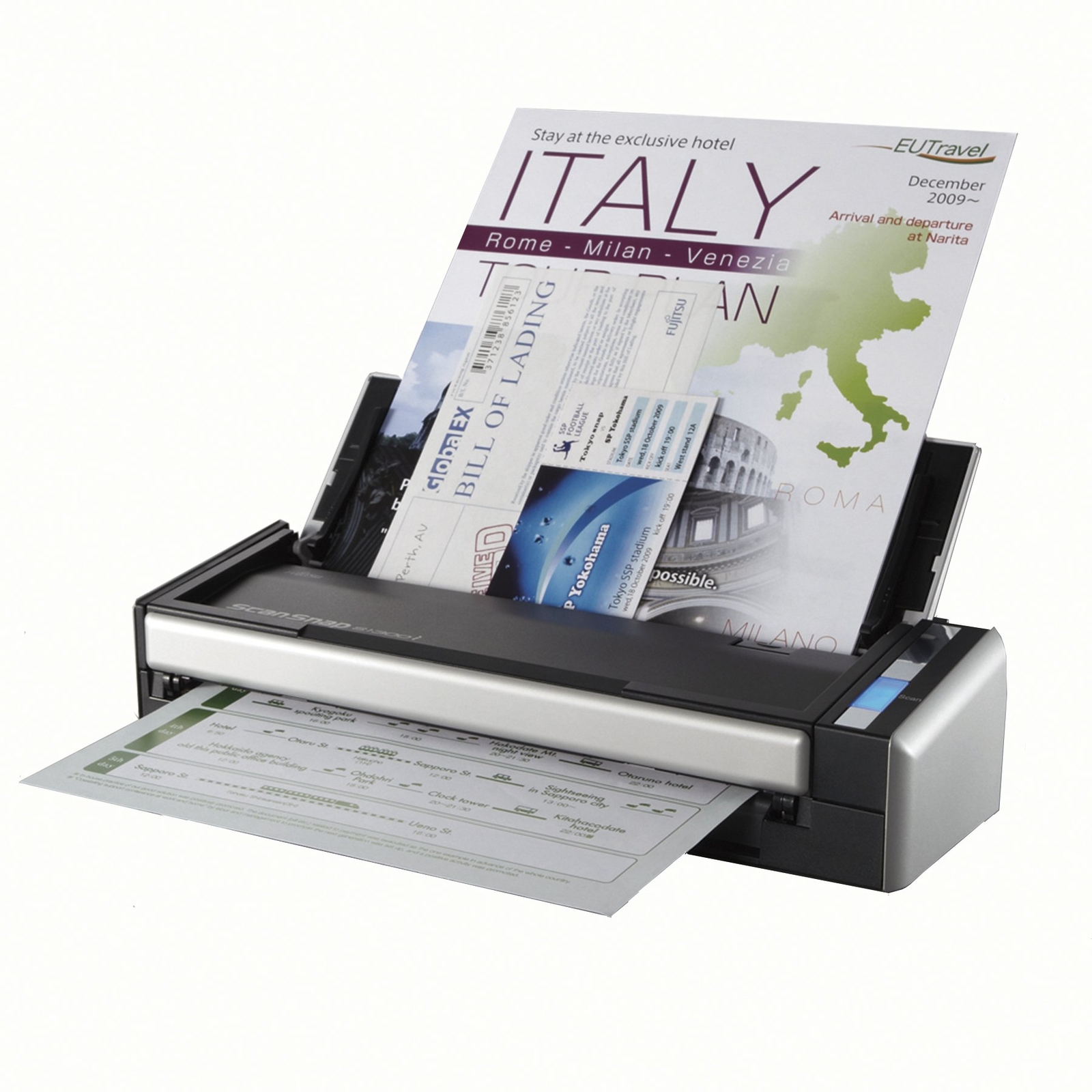 Fujitsu ScanSnap S1300i Portable Color Duplex Document Scanner for Mac or PC Cla
