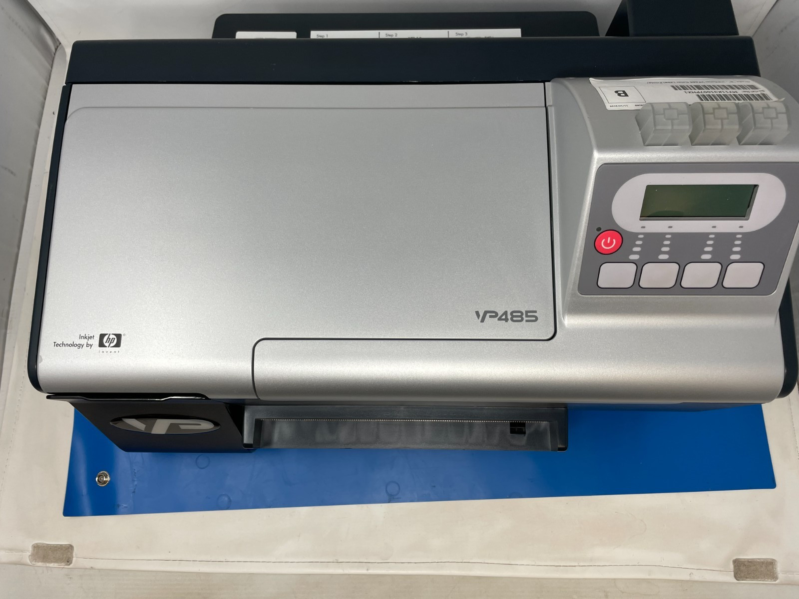 VIPColor VP485 – Tested Inkjet Color Label Printer w/ AC Adapter and USB cable