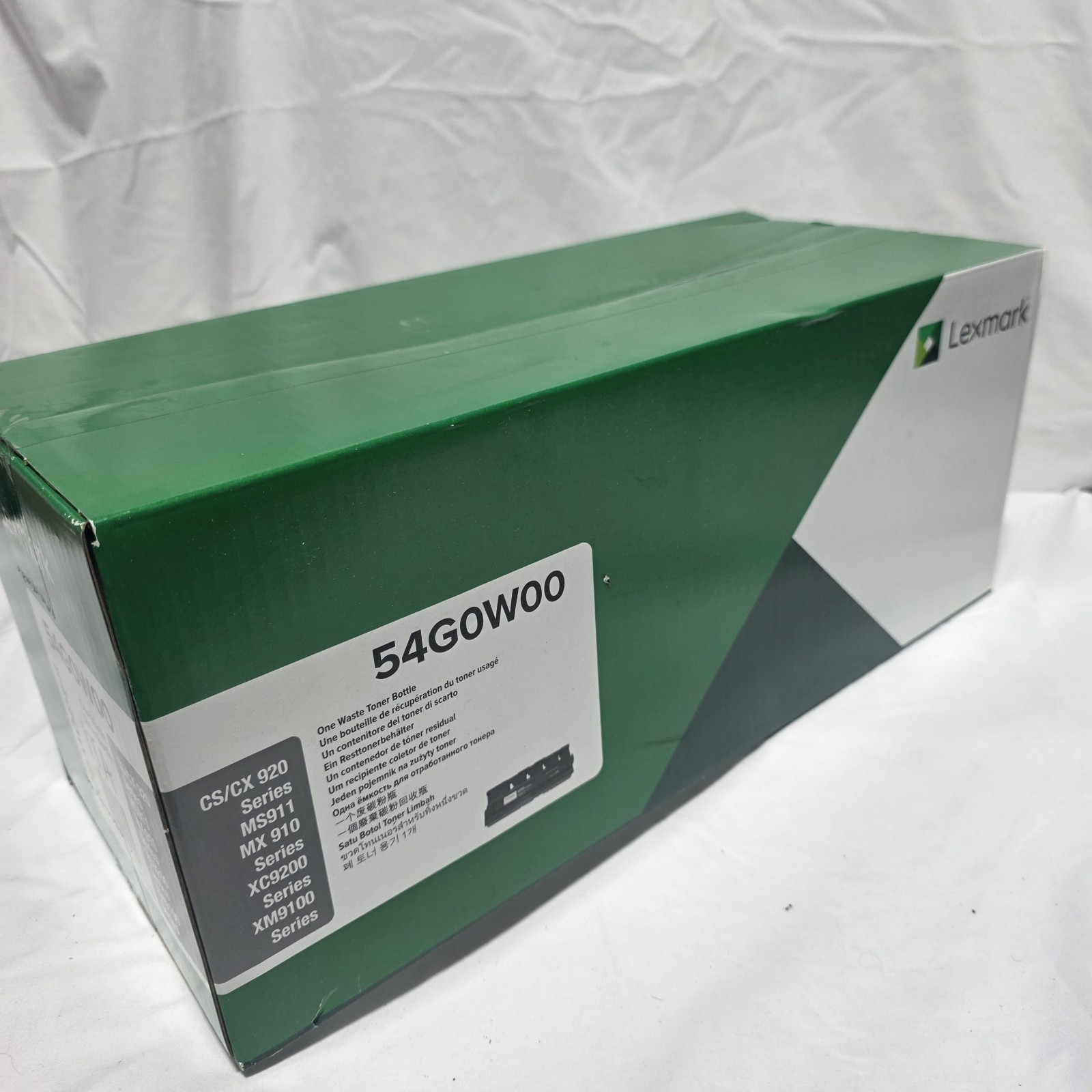 New OEM Lexmark Waste Toner Bottle 54G0W00 – MS911 MX910 CS CX 920 XC9200 XM9100