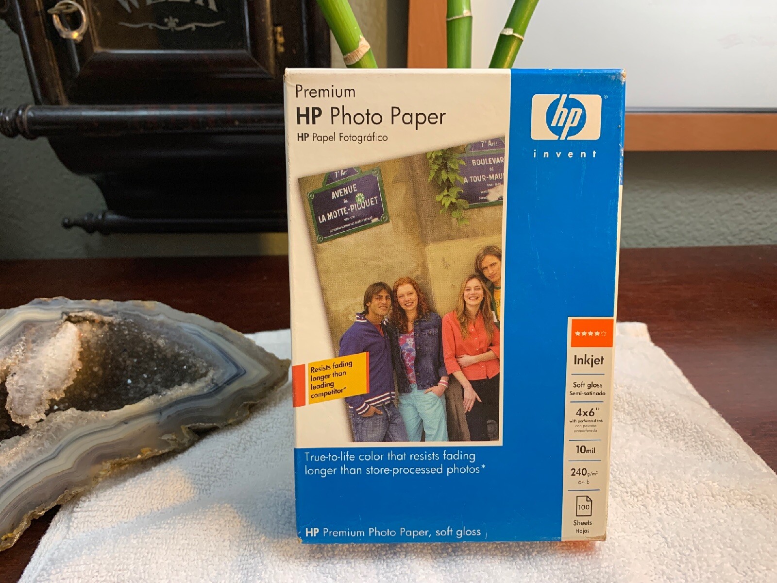 HP Premium Soft Gloss InkJet Photo Paper – 100 Sheets – 4×6 Q6563A Brand NEW