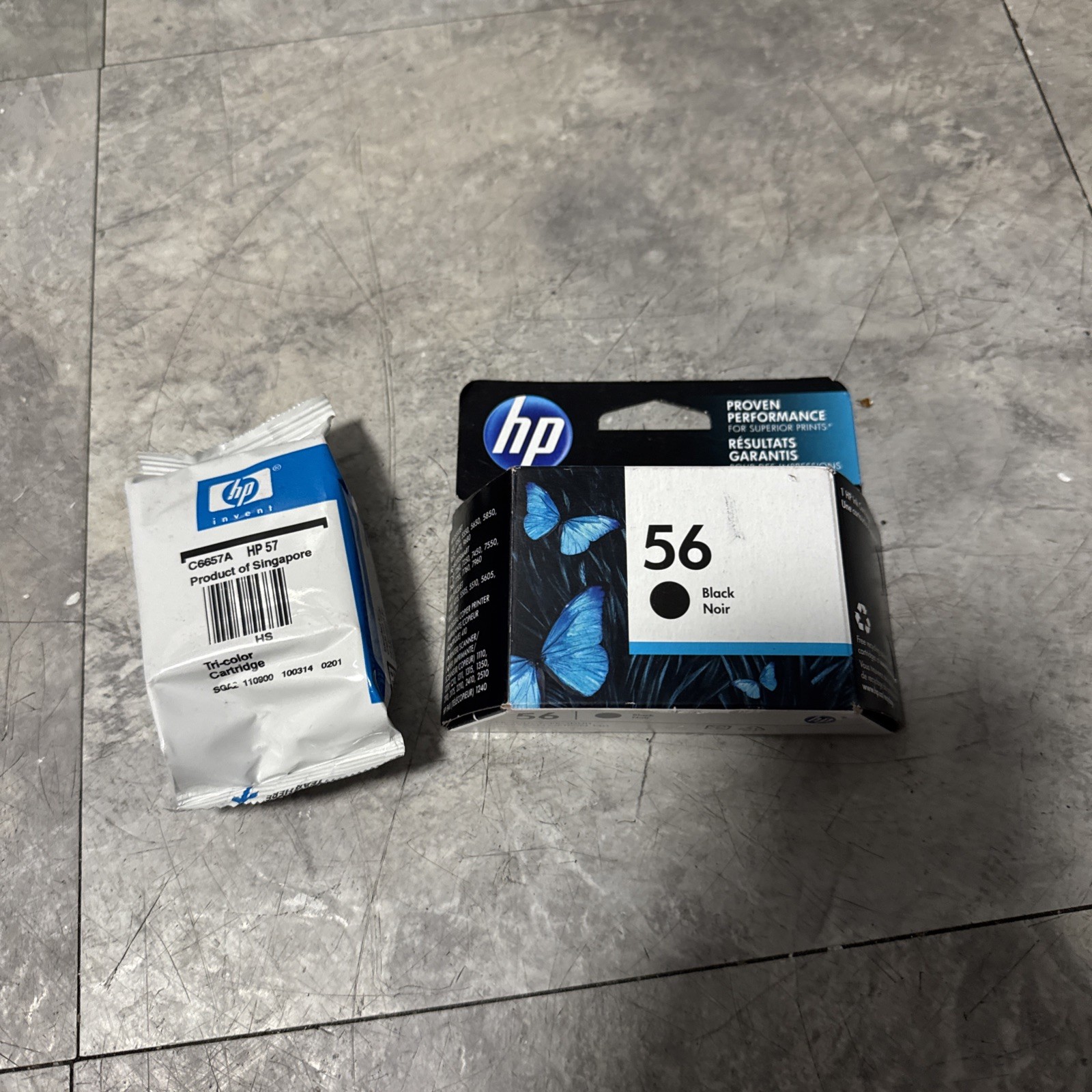 HP 56 / 57 Black Ink Genuine Cartridge EXPIRED 05/2018 NEW SEALED
